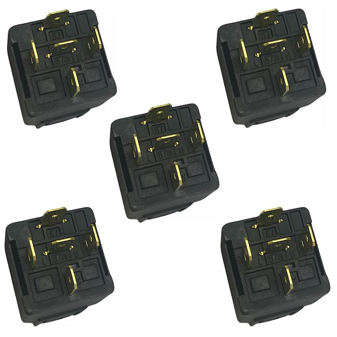 Sanel 24V Röle 5 Uçlu 20A Çift Platin SRD2451B 24V/20A - 5 Adet