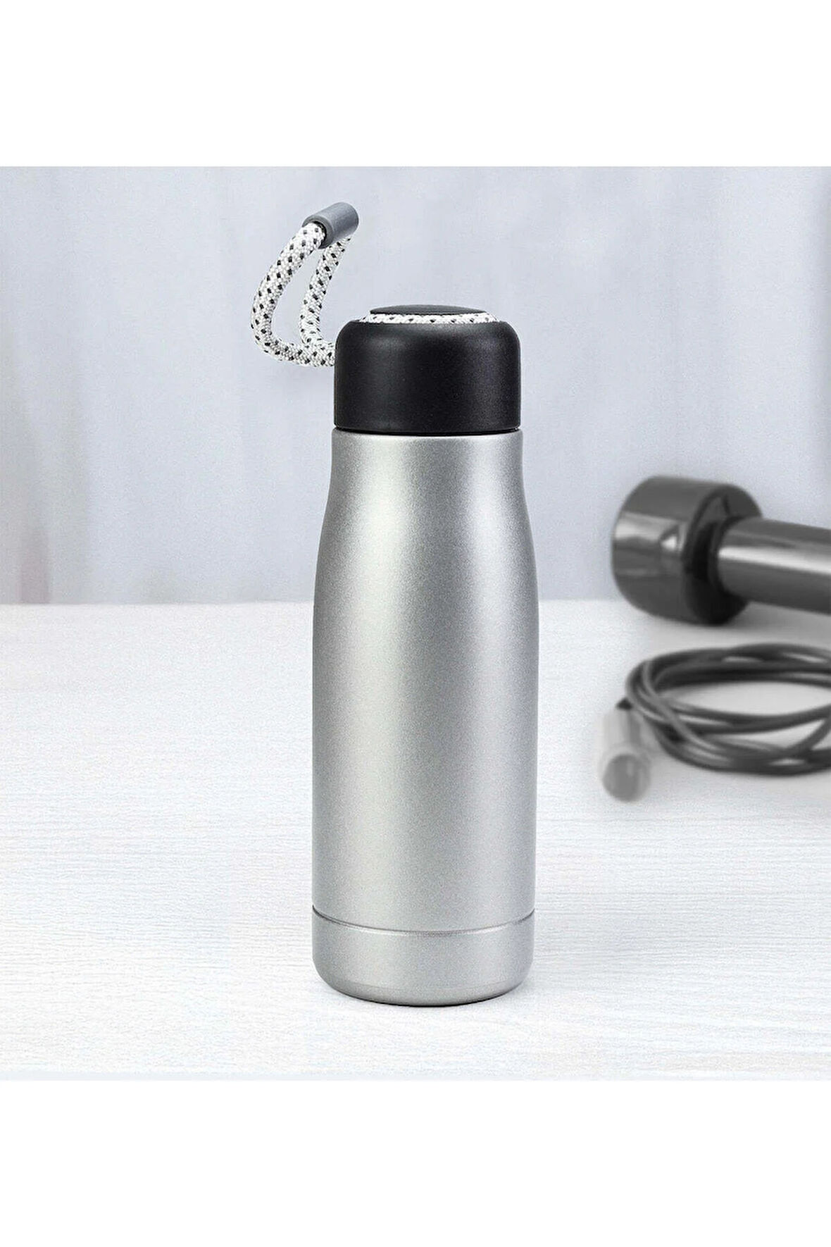 Gümüş 420 ml Spor Termos Matara