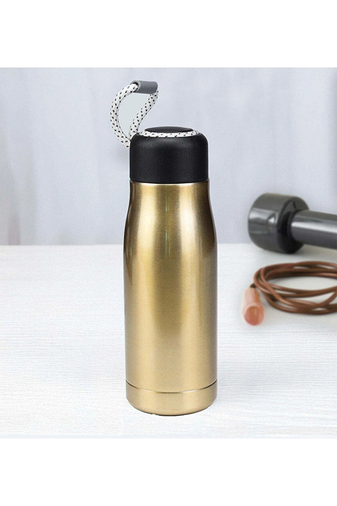 Gümüş 420 ml Spor Termos Matara