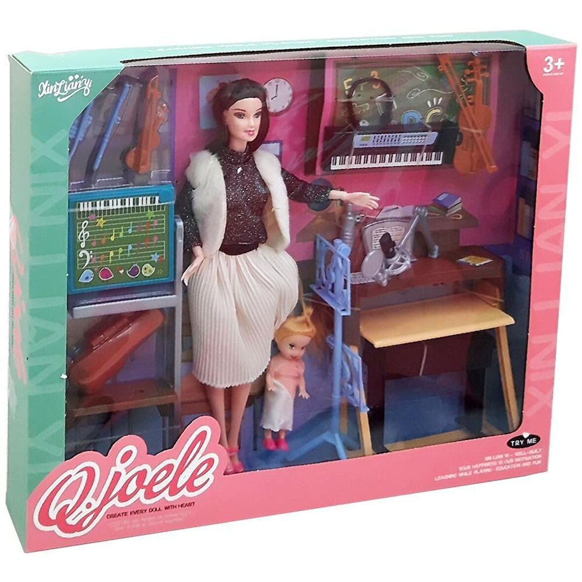 Canem Kutulu Aksesuarlı Bebek