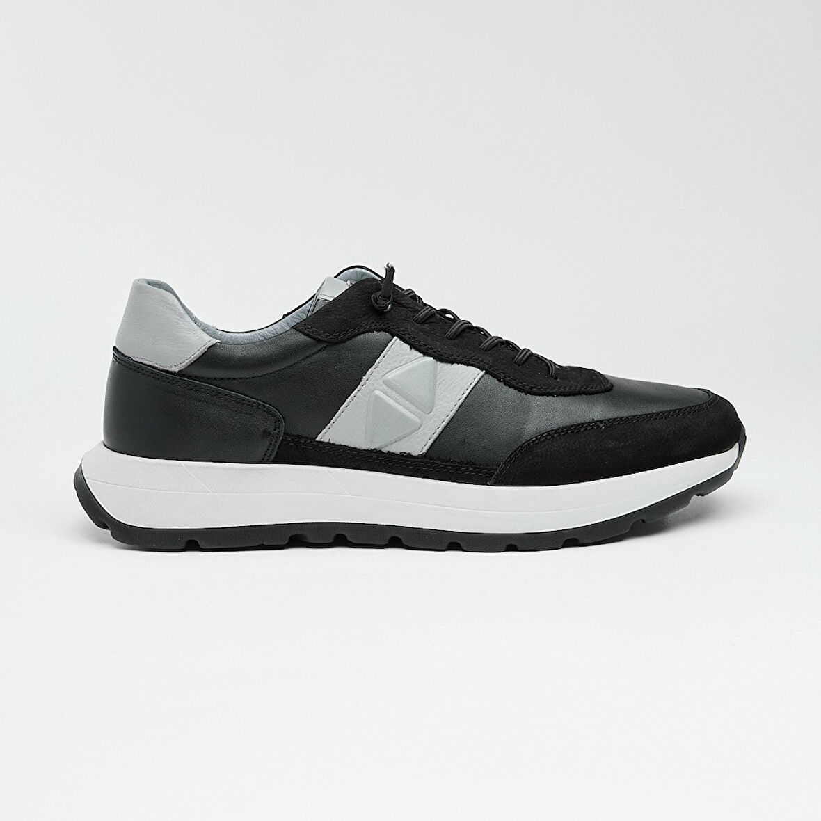 Bağcıklı Hakiki Deri Erkek Sneaker