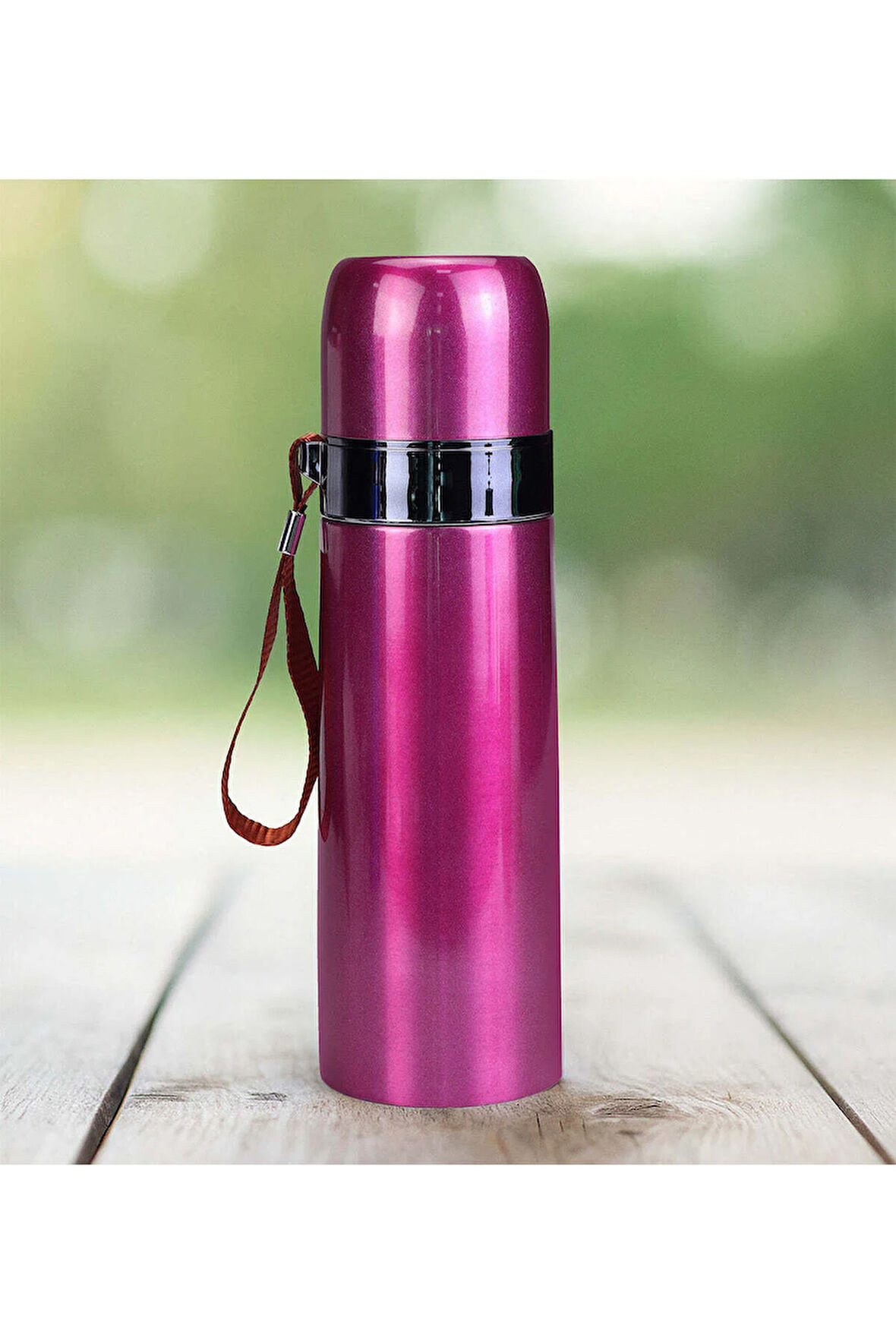 Askılı 500ml Çelik Termos