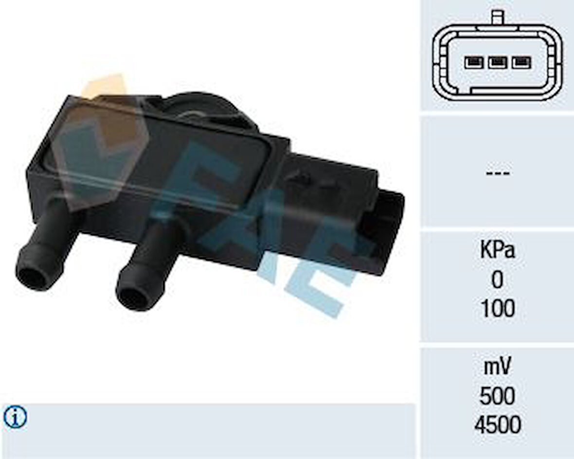 FAP KAPTÖRÜ EGSOZ BASINÇ SENSÖRÜ VIVARO C-ZAFIRA-P207-P208-P301-P307-P308-P508-P2008-MINI R55 R56 P3008-P5008-BOXER-JUMPER-PARTNER-BERLINGO-C-ELYSEE-C2-C3-C4-C5-JUMPY-DS4-DS5 1.4-1.6-2.0-2.2 HDI DTH 1618 Z9 3639257 13627805472 1618 LP