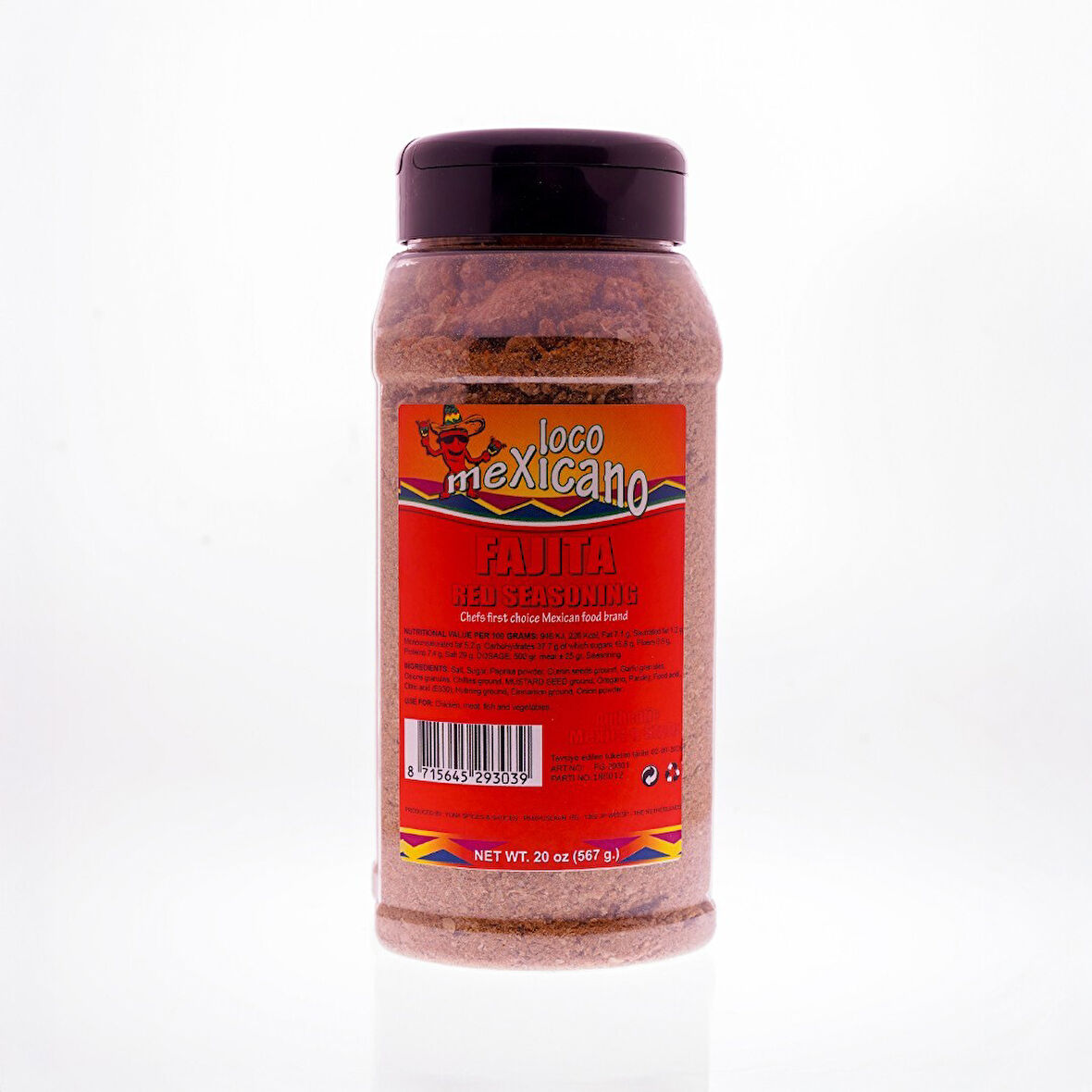 Loco Mexicano Fajita Baharati 567 Gr