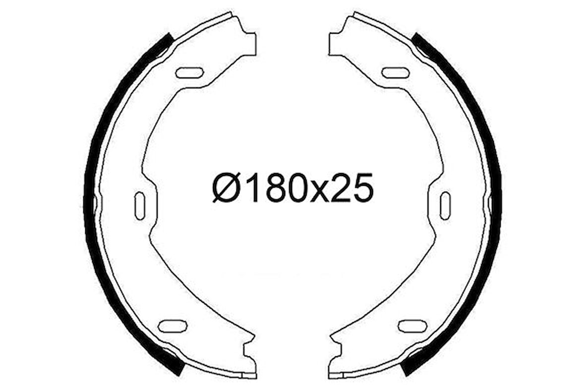 FREN BALATASI ARKA PARK FRENI MERCEDES S-CLASS W220 C215 1999-2006 A2204200520
