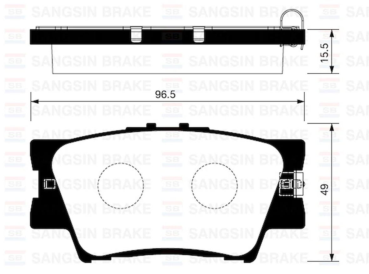 ARKA FREN BALATA TOYOTA RAV4 2.0L 1AZ-FE ACA30 ACA31 2006-2012 / RAV4 2.0L 1AD-FTV D4-D ALA40 12- 0446606070 0446606090 0446642060