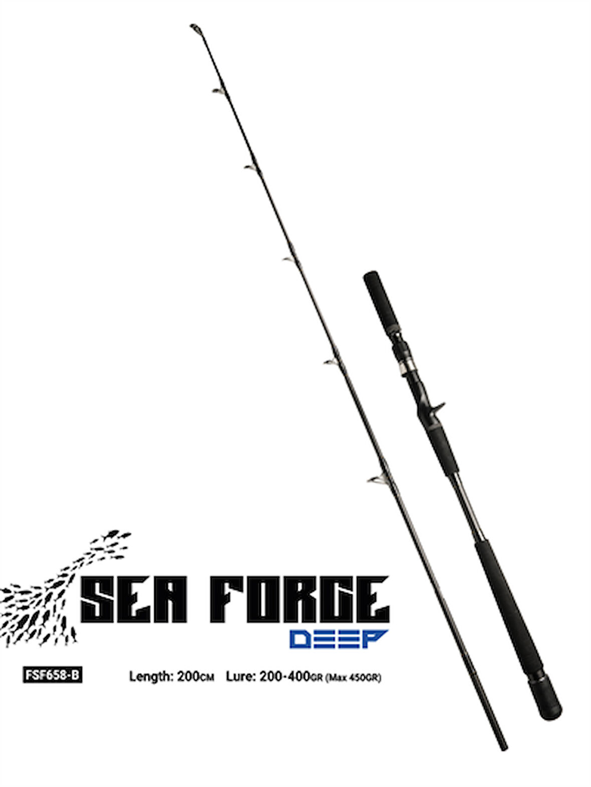 Fujin SeaForce 200cm 200-400gr Tekne-Bot Kamışı