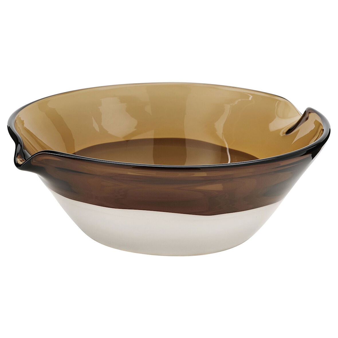 Cam servis kasesi, cam-kahverengi, 30 cm