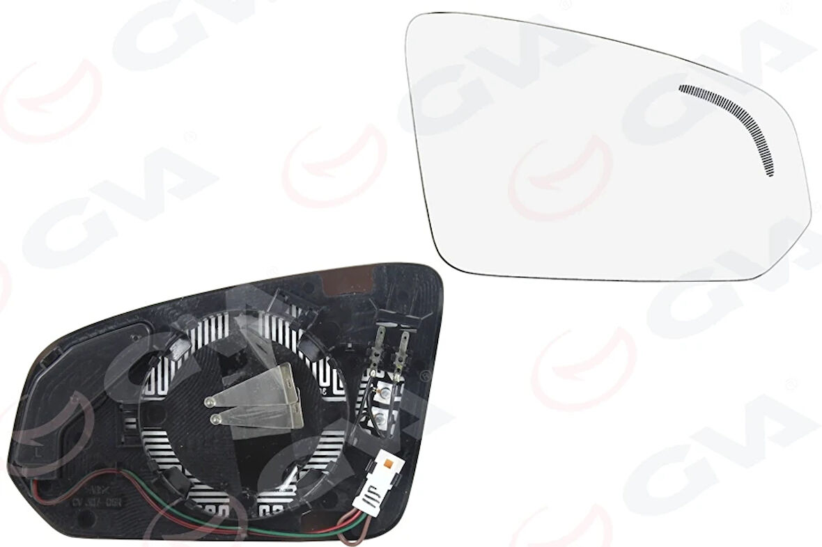 AYNA CAMI ISITMALI CONVEX SAĞ VOLVO S60 2-3 S90 560 590 2019 ŞERİT ASİSTANINA SAHİP ARAÇLAR 31402878