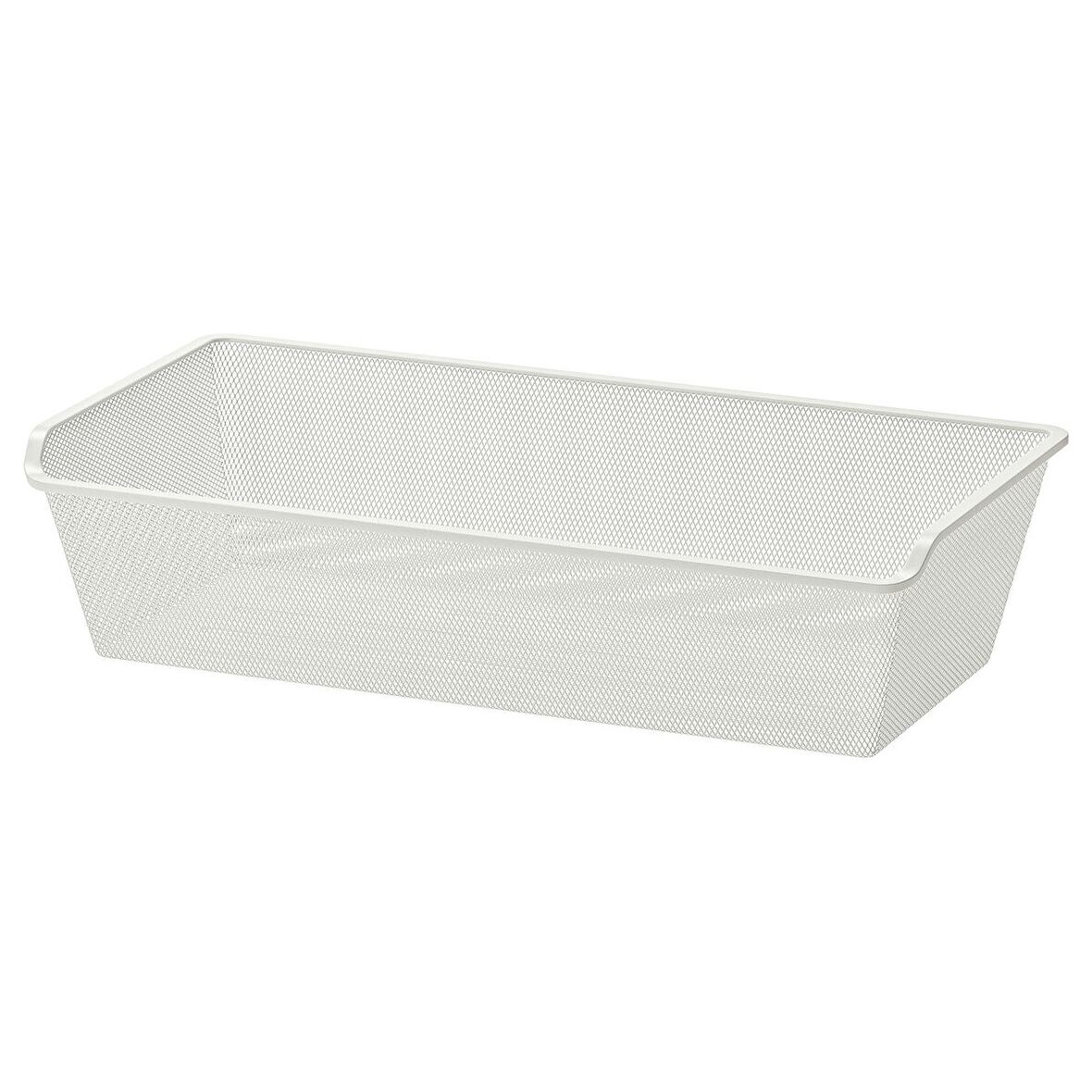 Tel sepet, beyaz, 75x35 cm