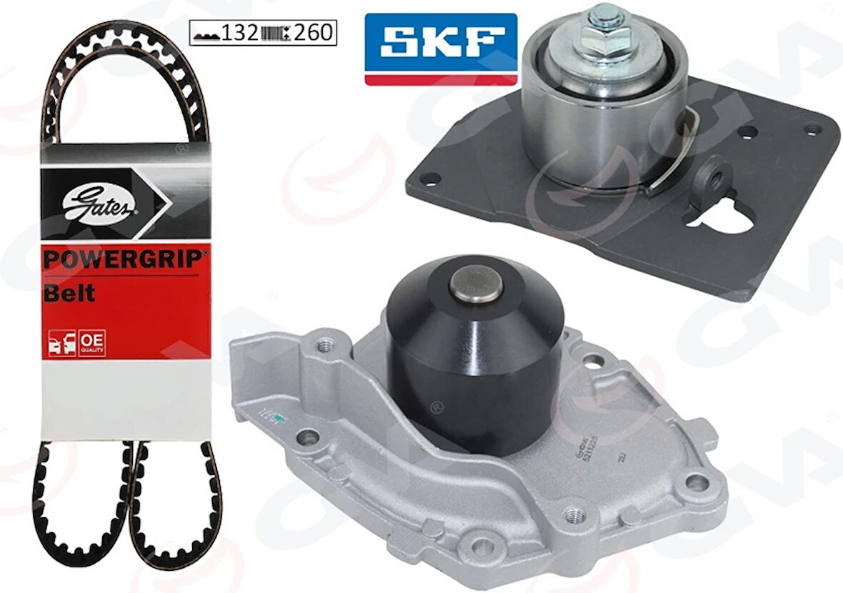 DEVİRDAİMLİ EKSANTRİK GERGİ KİTİ 132X260 MASTER 2-TRAFIC 2-LAGUNA 2 1.9DCI 2001 -MOVANO-VIVARO 7701477048 4430891 1680600QAF