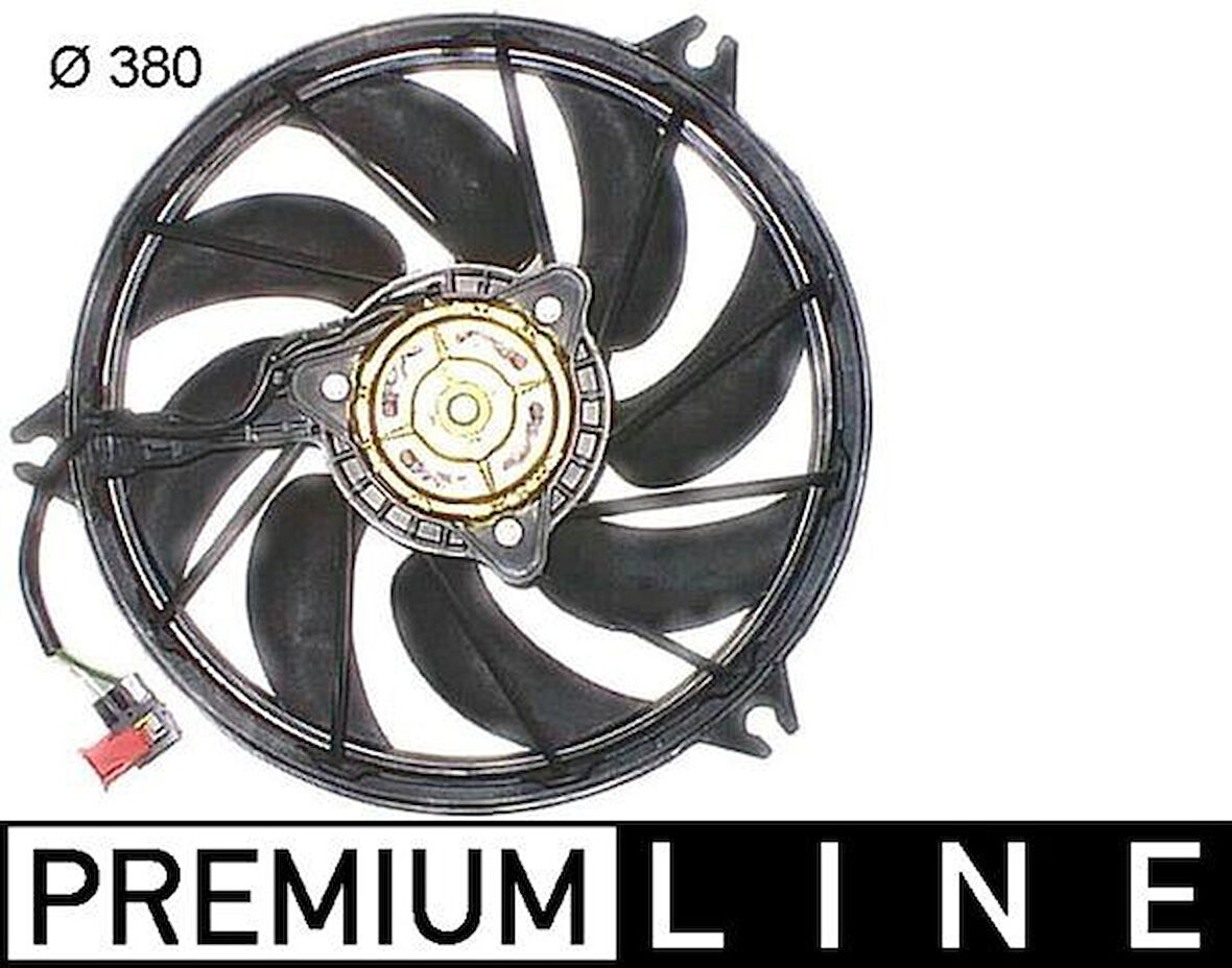 FAN MOTORU P206 1.1-1.4-1.4-1.6-2.0 165-1.6HDI-2.0HDI 1998 250W-385MM 1253 C9 1253 R7 1254 87