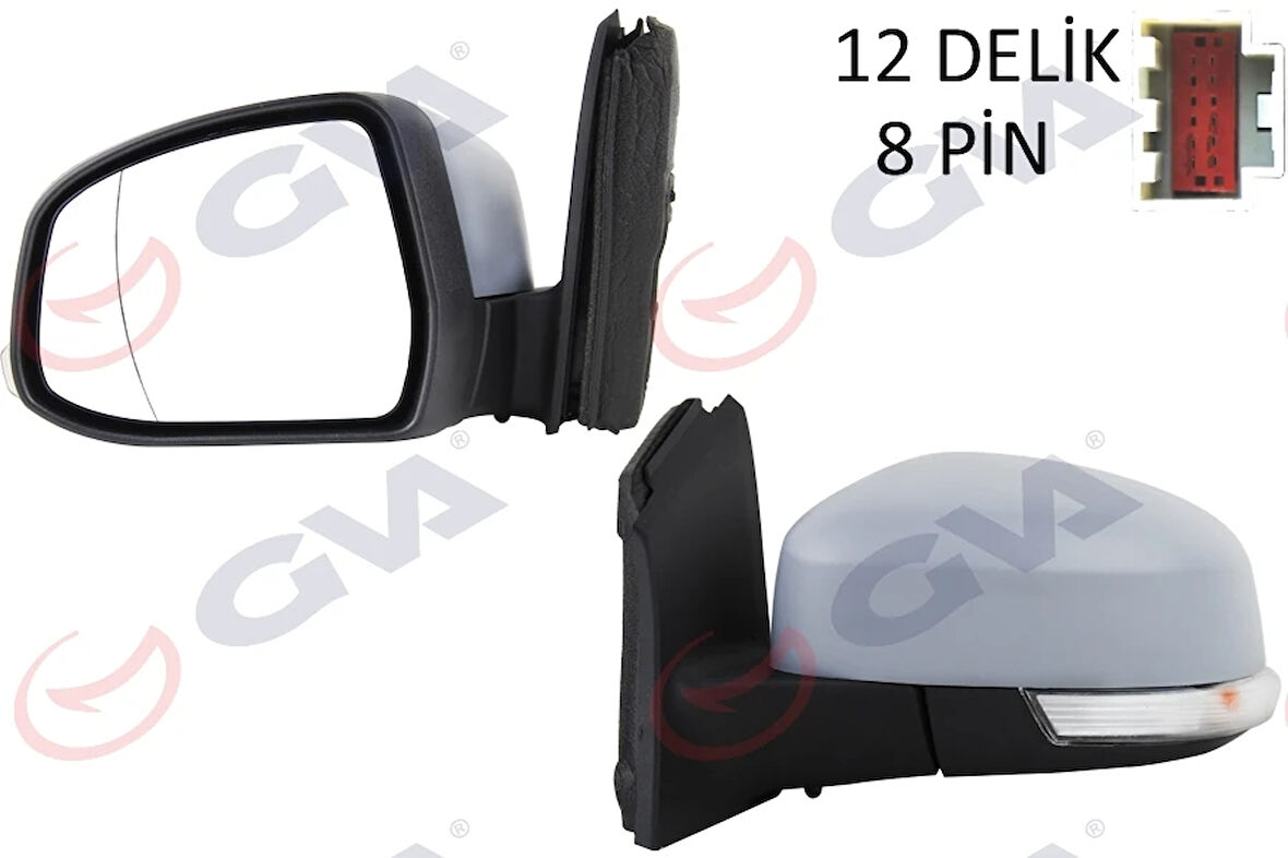 DIŞ DİKİZ AYNASI SOL FOCUS 3 2011-2017 ELEKTRİKLİ ISITMALI SİNYALLİ ASTARLI ASFERİK VM-6322EHPAL BM5117683JG 1733338