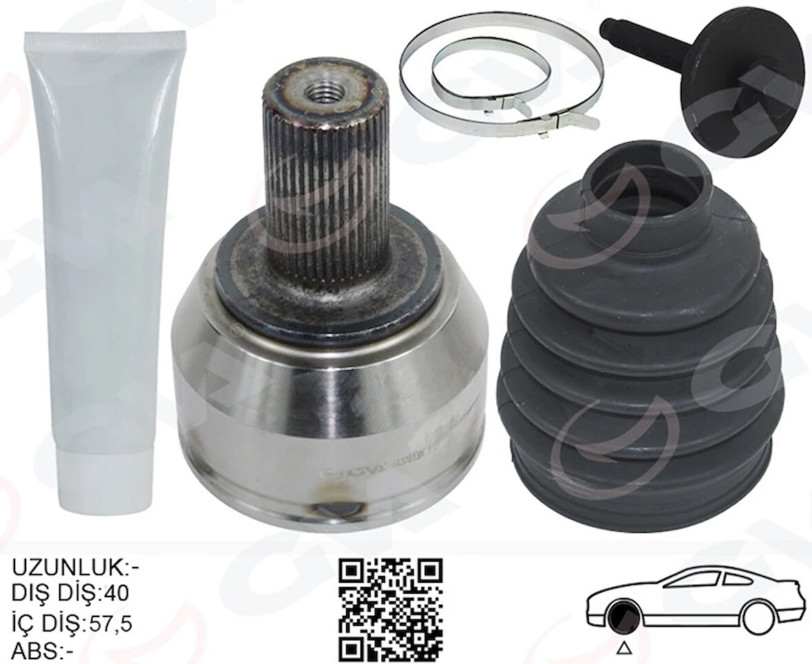 ÖN AKS KAFASI DIŞ SAĞ-SOL MONDEO 1.6 BENZINLI 2007-2014 7G913A327AB 1459743 1481213