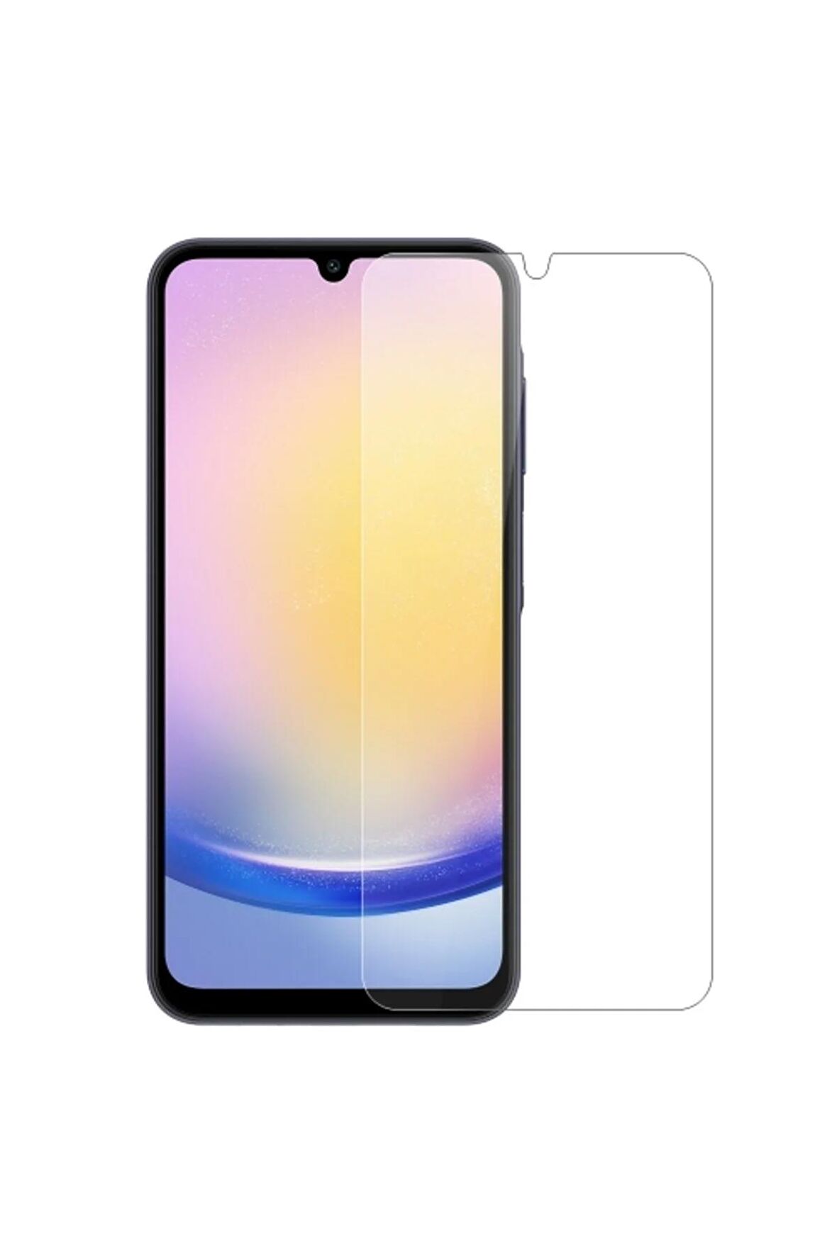 Samsung Galaxy A25 ile Uyumlu Ekran Koruyucu Şeffaf Temperli Kırılmaz Cam Ekran Koruyucu