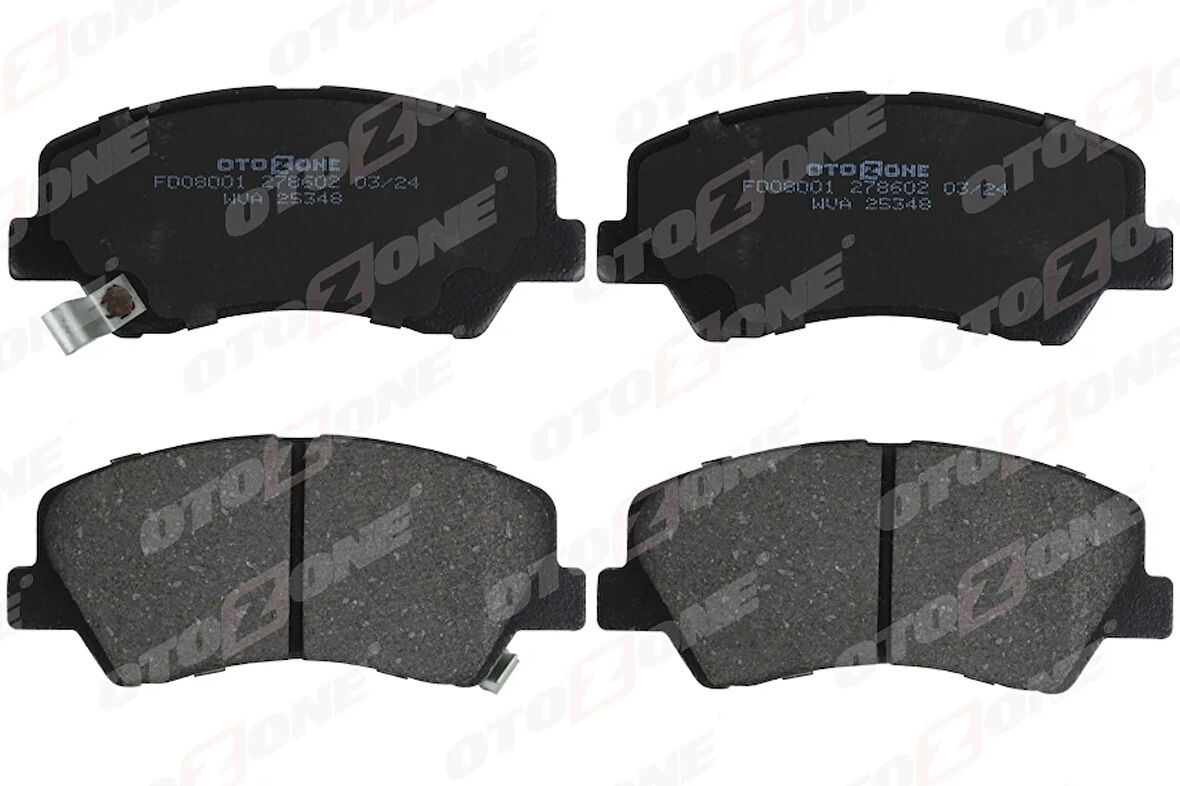 ÖN FREN BALATA HYUNDAI ACCENT BLUE 1.4L 1.6L BENZINLI 10- 1.6L CRDI DIZEL 10- / ELANTRA 1.6L D4FB G4FG 6 VITES 16- / KIA RIO 1.4L D4FC 11- 581011RA00 581011RA05 581011WA35