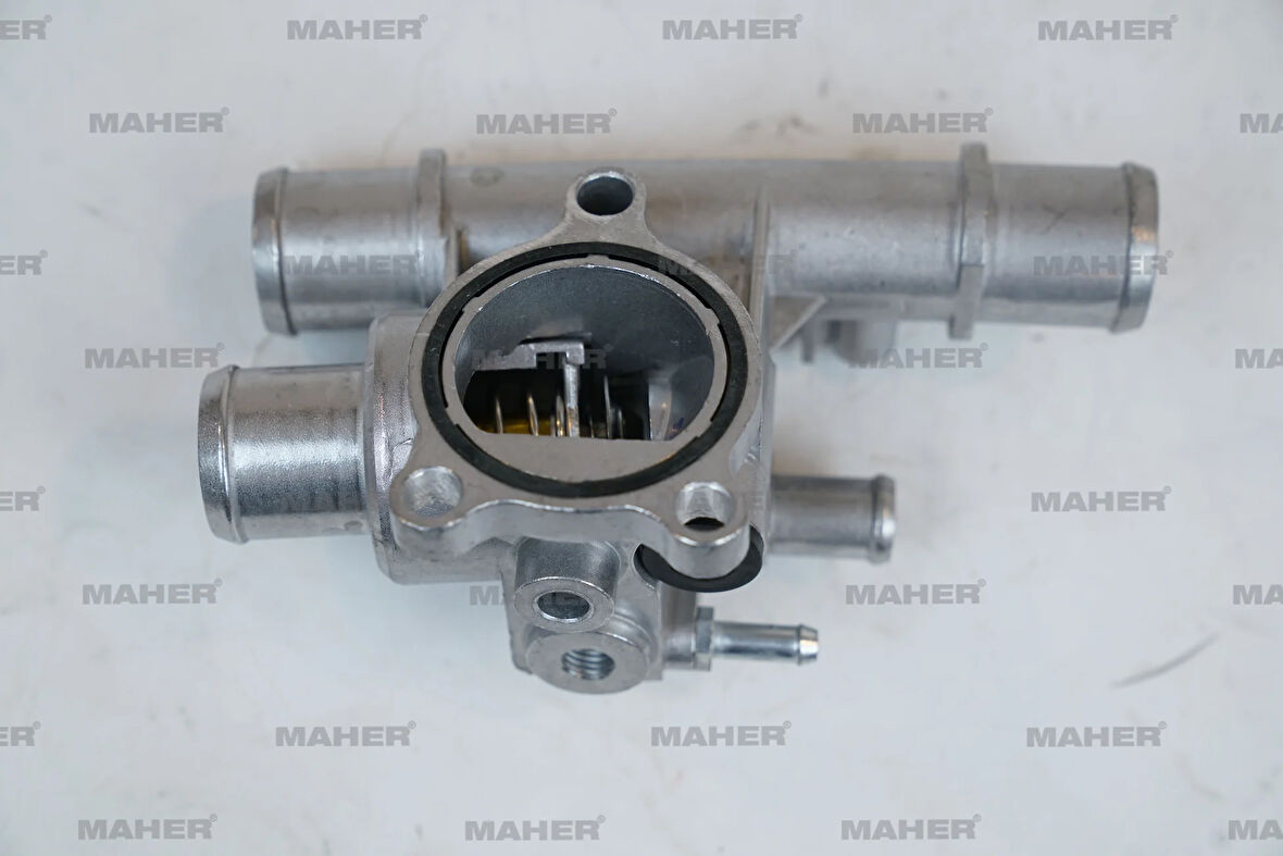 TERMOSTAT ALBEA 2003-2010 / DOBLO 2001-2010 / PALIO 2003-2007 / BRAVA 1996-2007 / BRAVO 1996-2007 / MAREA 1996-2007 / STILO 2002-2008 / 1.6 165 TEK DELİK KOMPLE CONTALI 88°C 46776217