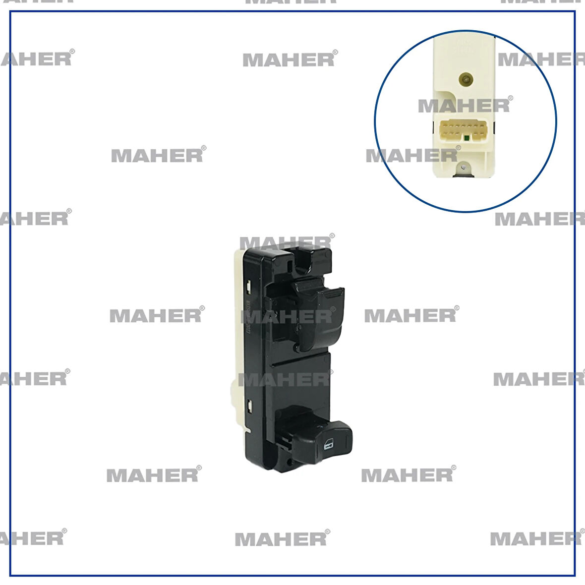 DÜĞME CAM AÇMA D-MAX 2004-2012 ÖN SAĞ KİLİTLEMELİ 8973961020