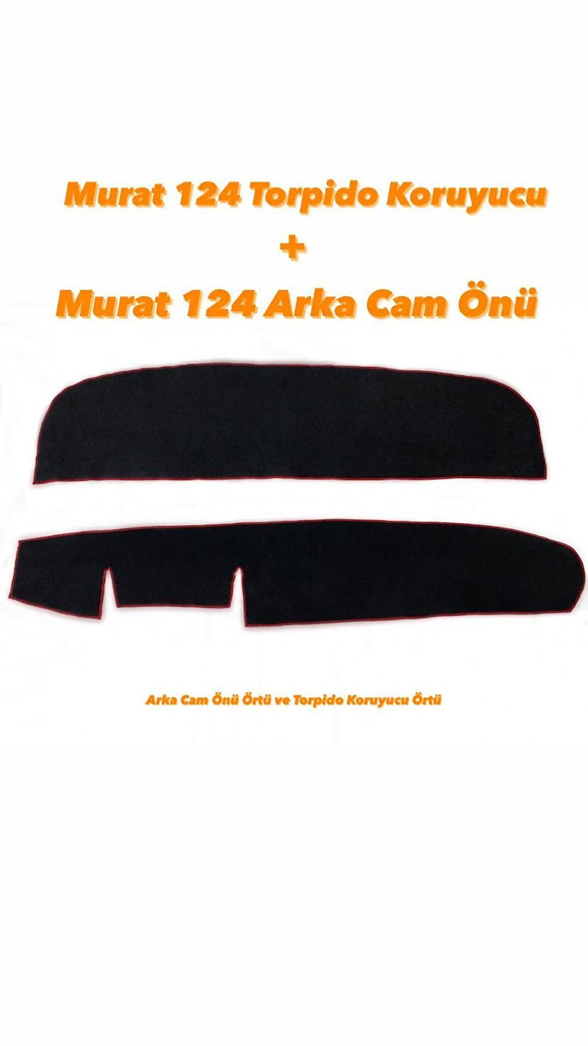 Murat 124 Torpido Koruyucu Ve Murat 124 Arka Cam Önü Örtü Set