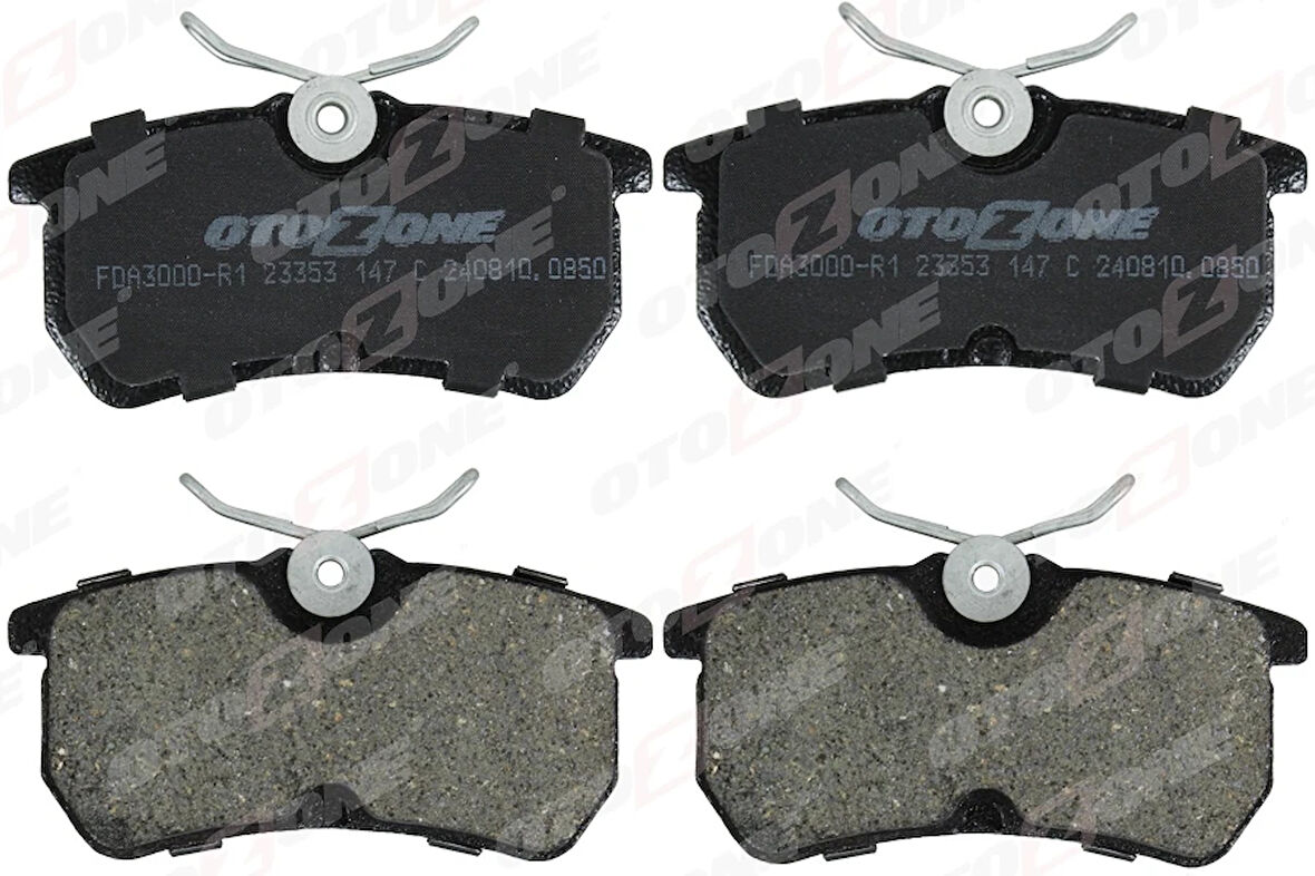 ARKA FREN BALATASI FOCUS 1 1998-2004 FIESTA 6 2017 GDB1354 CİVATA TAKIMLI C1BC2M008AC 98AB2M008BA 98AX2M008BB