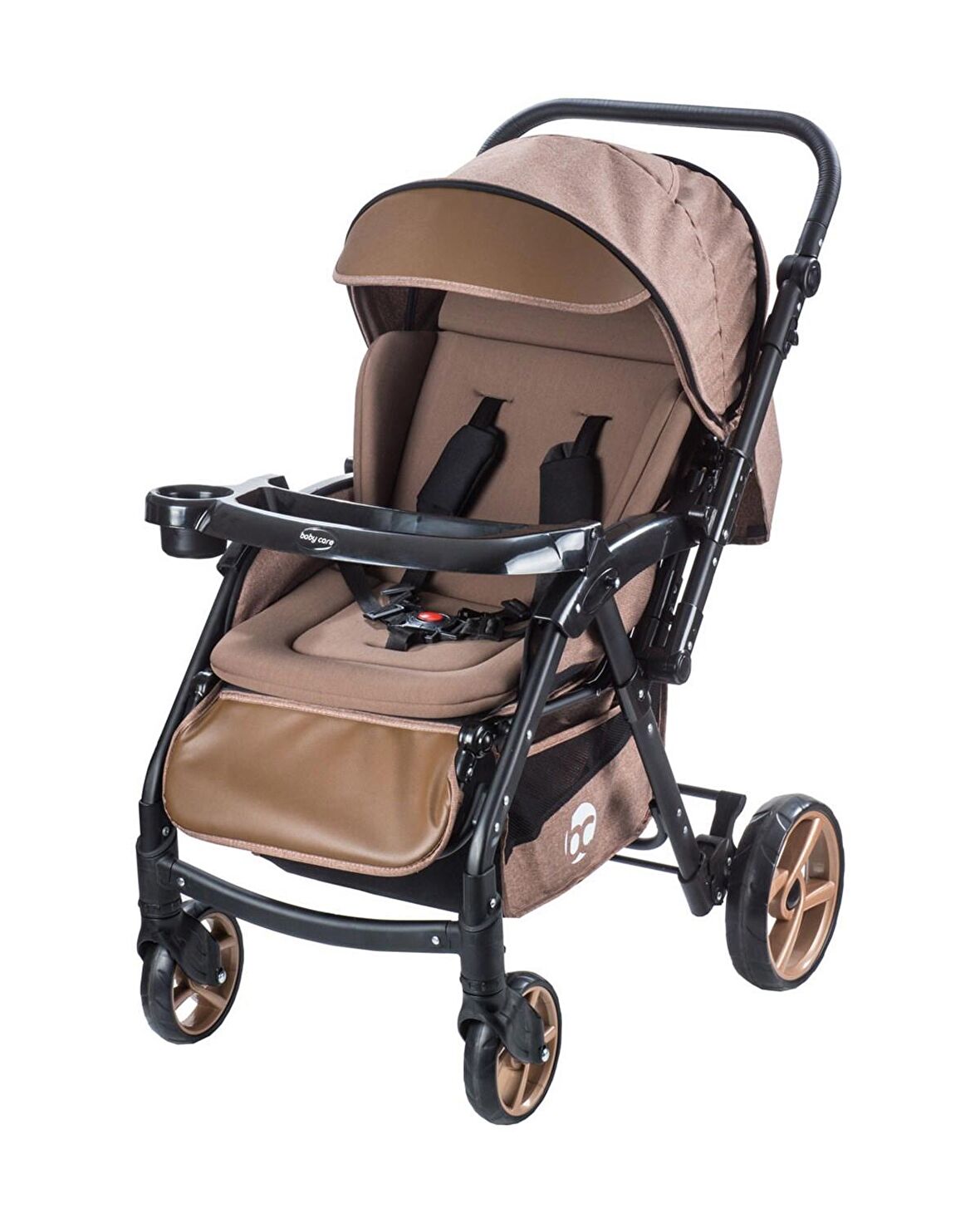 Baby Care 500 Combo Maxi Pro Çift Yönlü Puset Kahve