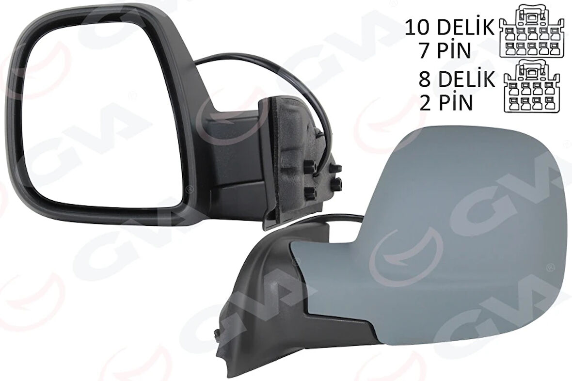 DIŞ DİKİZ AYNASI FIAT YENİ DOBLO COMBİ- CARG0 ELEKTRİKLİ ASTARLI REZİSTANSLI OTOMATİK AÇMA KAPAMA SOL 2023