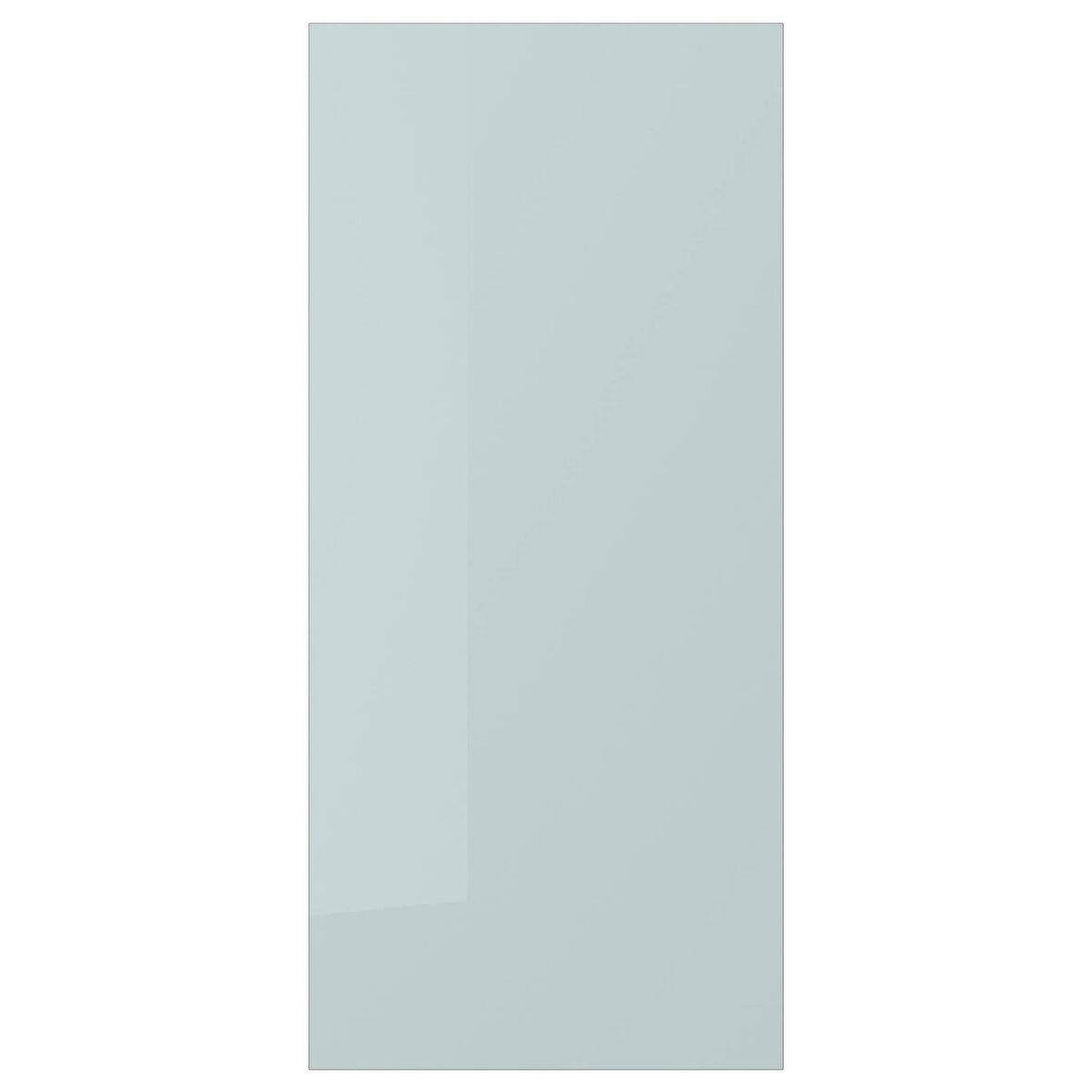 Kaplama paneli, parlak cila açık gri-mavi, 39x86 cm