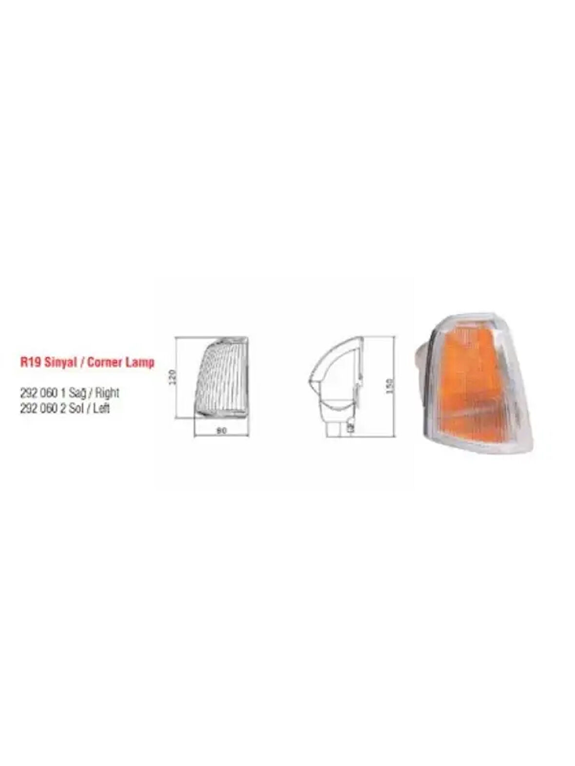 ON SINYAL LAMBASI SOL R19