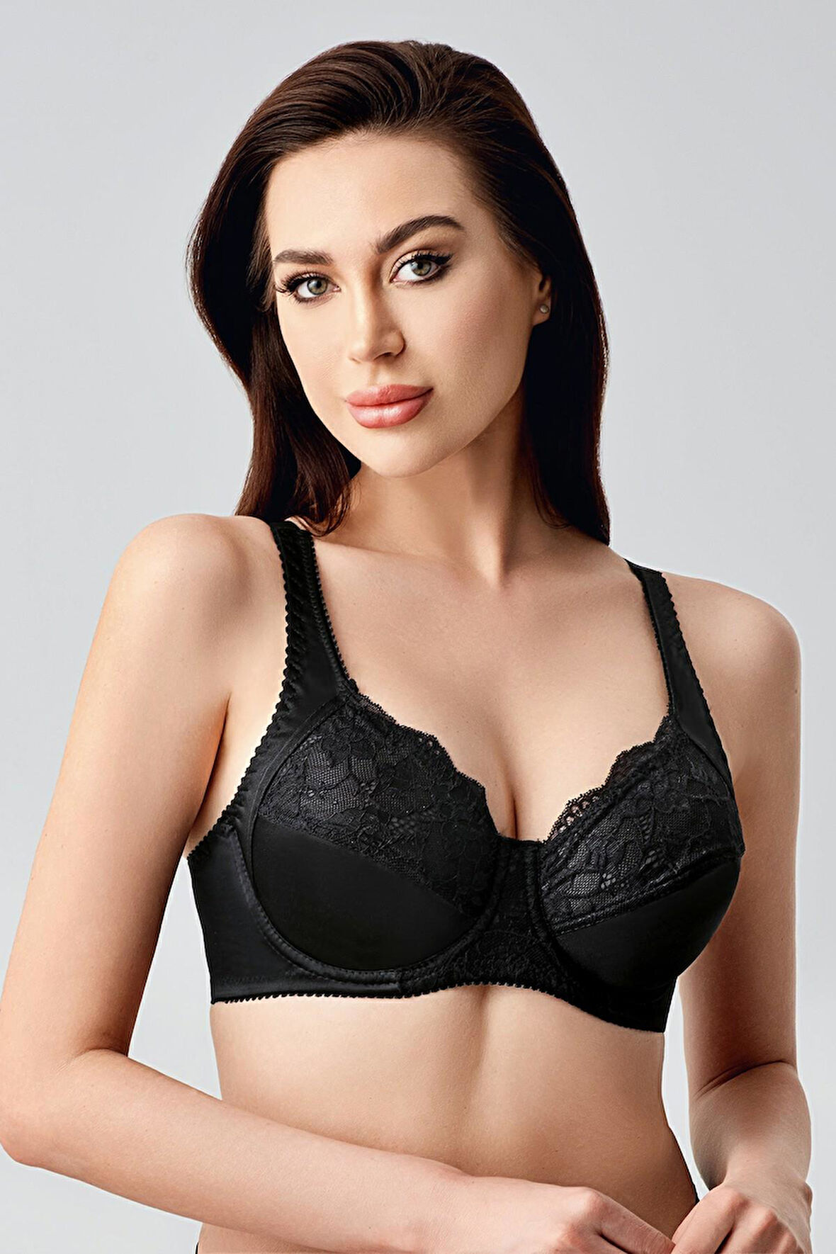 Toparlayıcı Sütyen D Cup Polyamid New Bra Nb352305 - SİYAH - 85