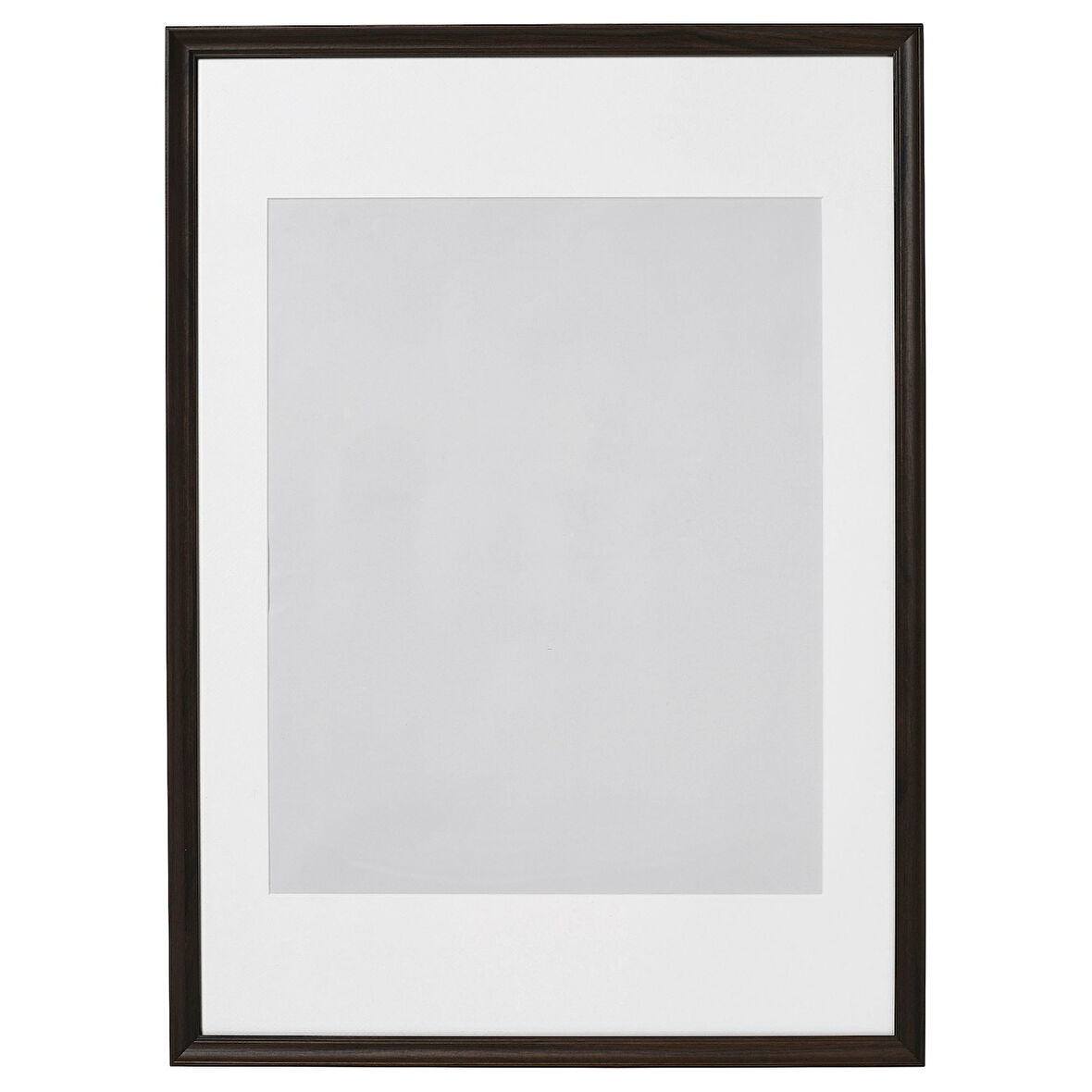 Ahşap çerçeve, meşe görünümlü koyu kahve, 50x70 cm