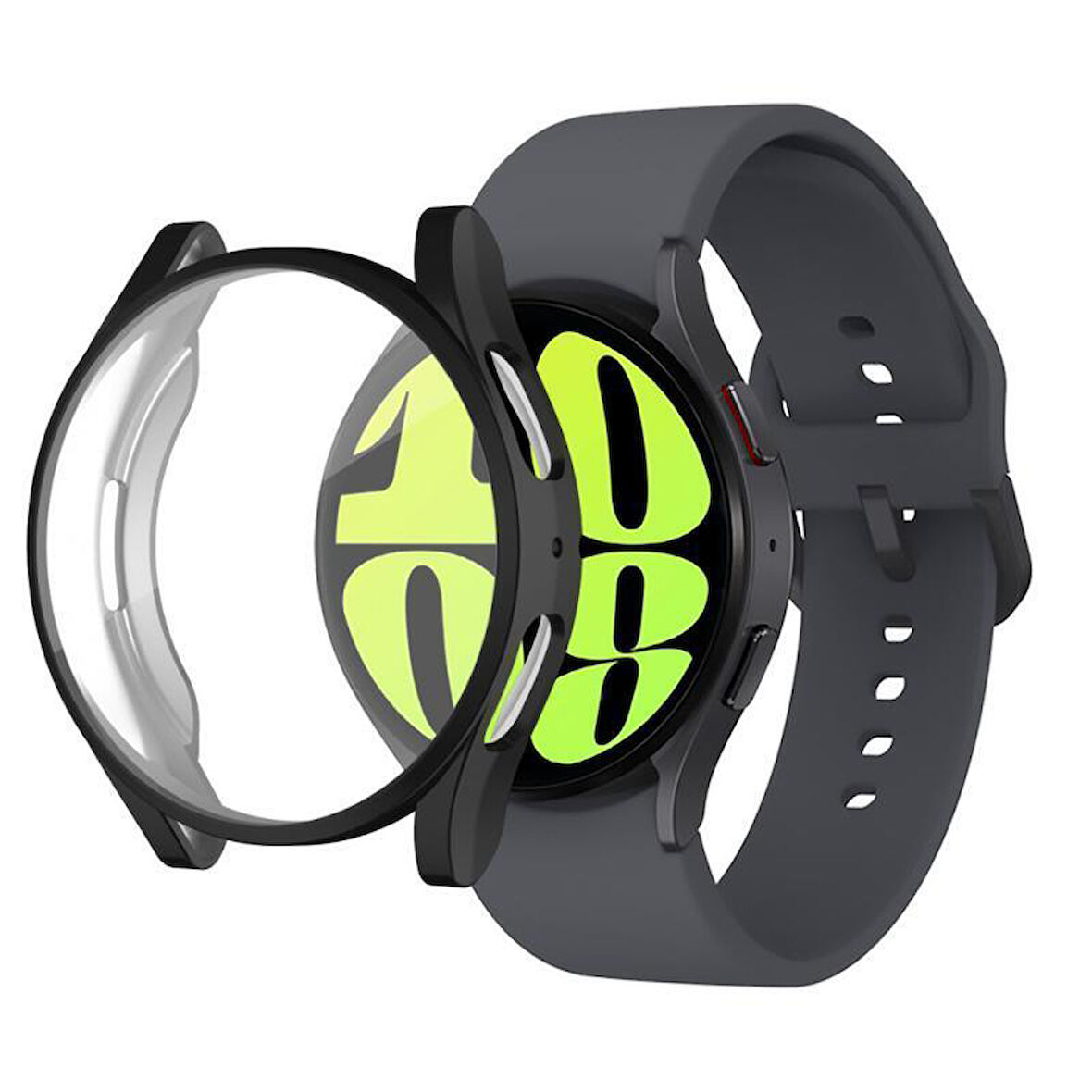 Sm Galaxy watch 7 41 mm İçin Full kaplama Bumper darbe emici silikon kılıf 