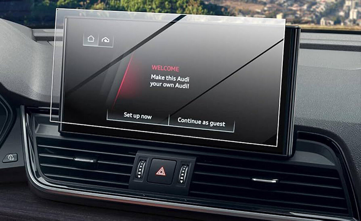 Audi A4 2022-2024 gösterge bilgi ekranı için HD ekran koruyucu nano tempered film