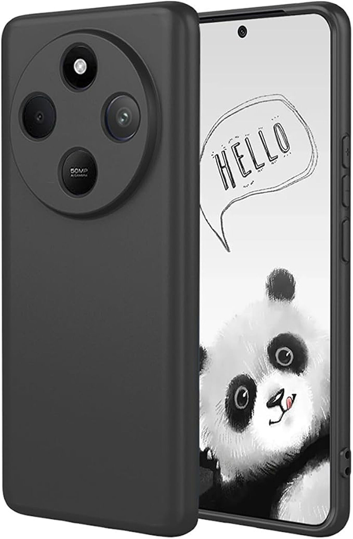 Xiaomi Redmi A4 Kılıf Esnek Yumuşak Silikon Tam Koruma Telefon Kılıfı Kapak