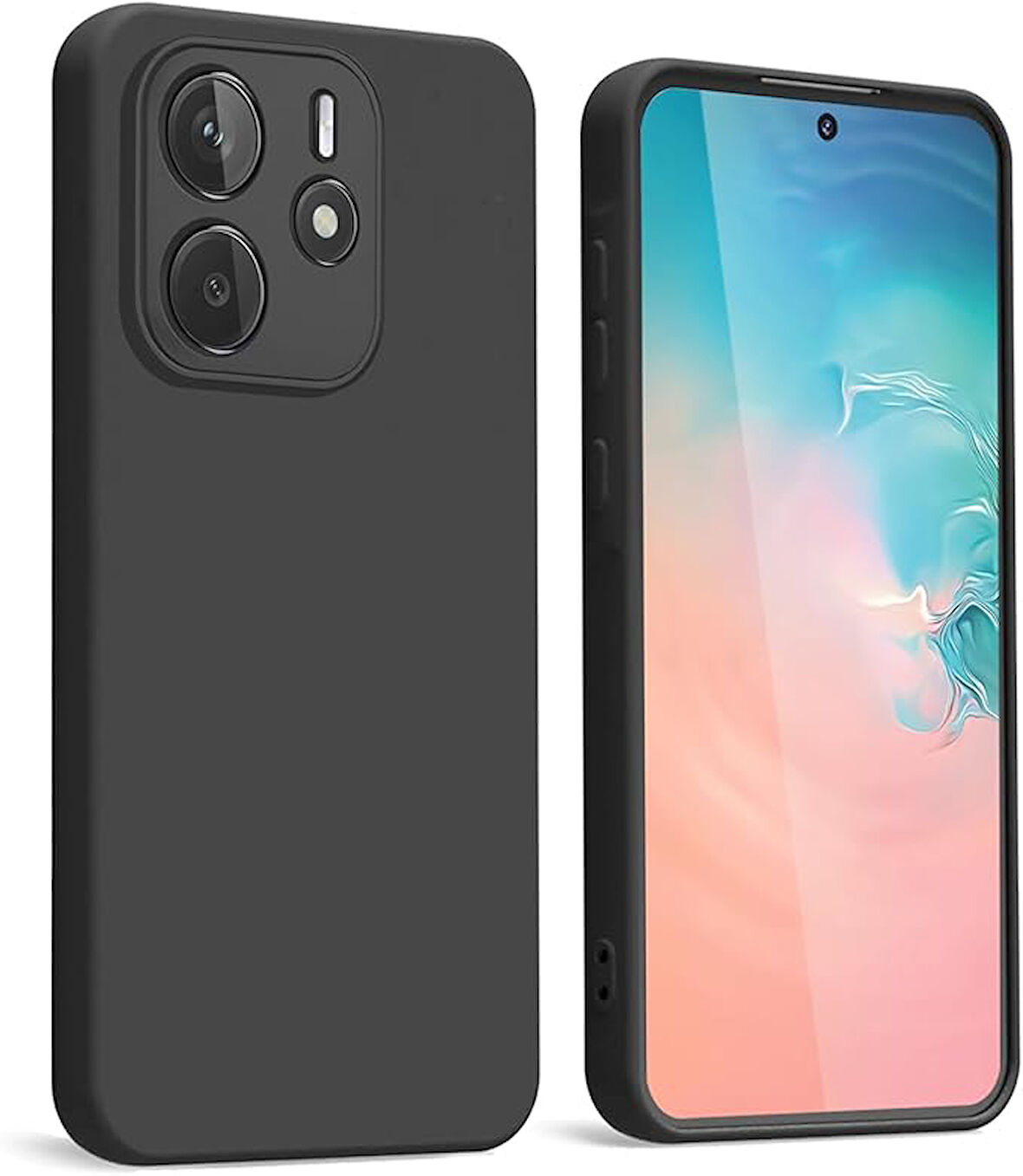 Xiaomi Redmi Note 14 4G Kılıf Esnek Yumuşak Silikon Tam Koruma Telefon Kılıfı Kapak