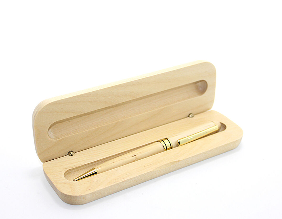 Ahşap Kutulu Tükenmez Kalem Model 1 