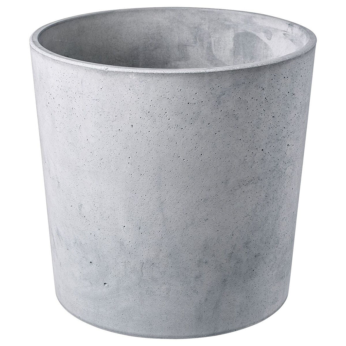 Beton saksı, açık gri, 24 cm, iç/dış mekan