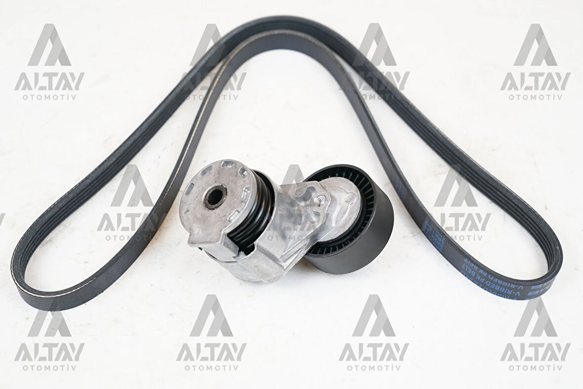 VANTİLATÖR GERGİ SETİ MEGANE / CLIO / KANGOO / FLUENCE / CAPTUR / KADJAR / QASHQAI / MERCEDES C180 / 2008 / 5PK1200 KAYIŞLI KPV156