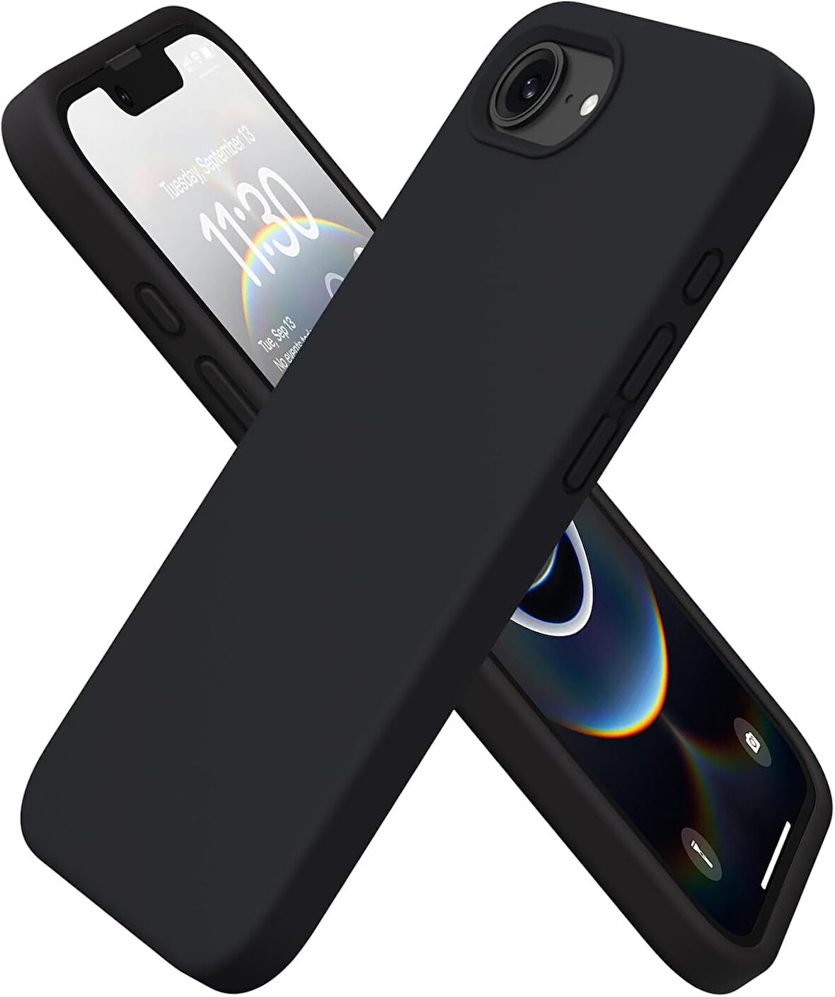 Apple iPhone 16E ile Uyumlu Telefon Kılıfı Kadife Iç Yüzey Soft Tasarım Lansman Kılıf