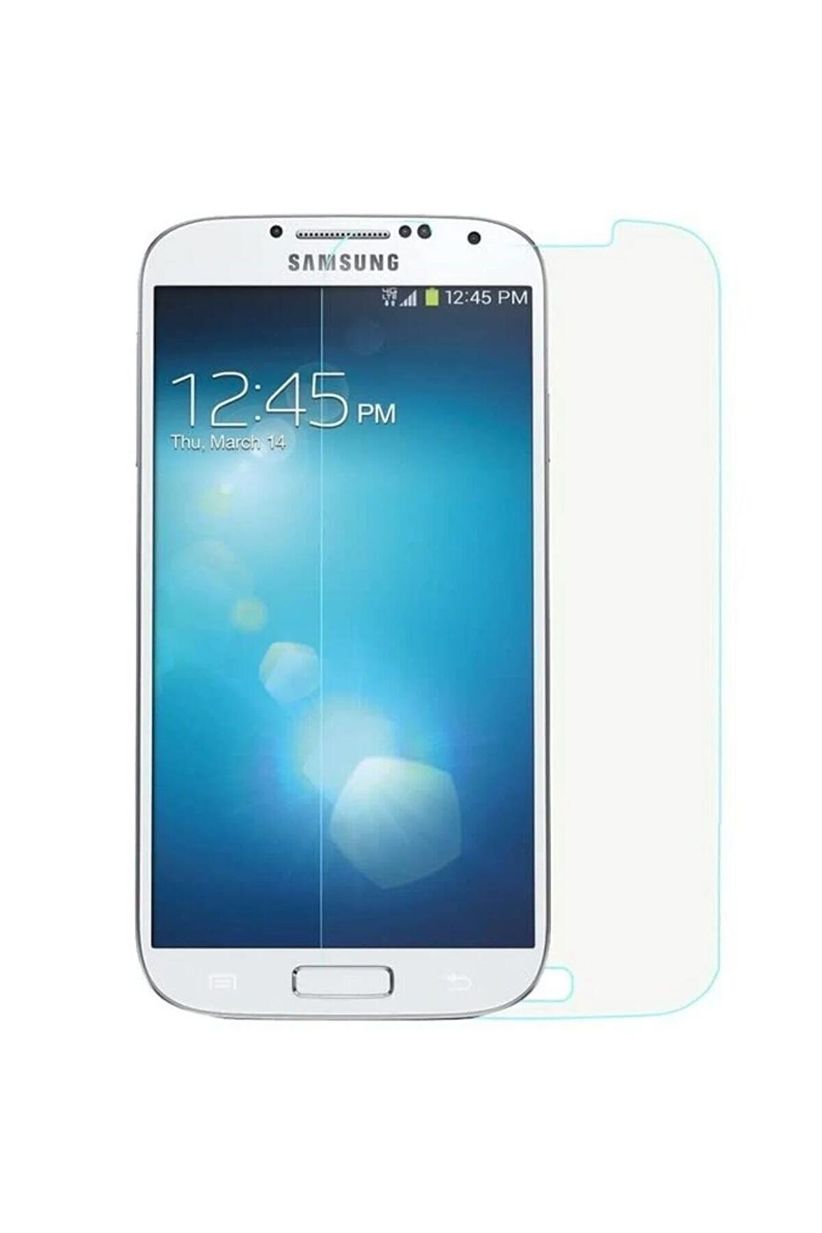 Samsung Galaxy S4 ile Uyumlu Ekran Koruyucu Şeffaf Temperli Kırılmaz Cam Ekran Koruyucu