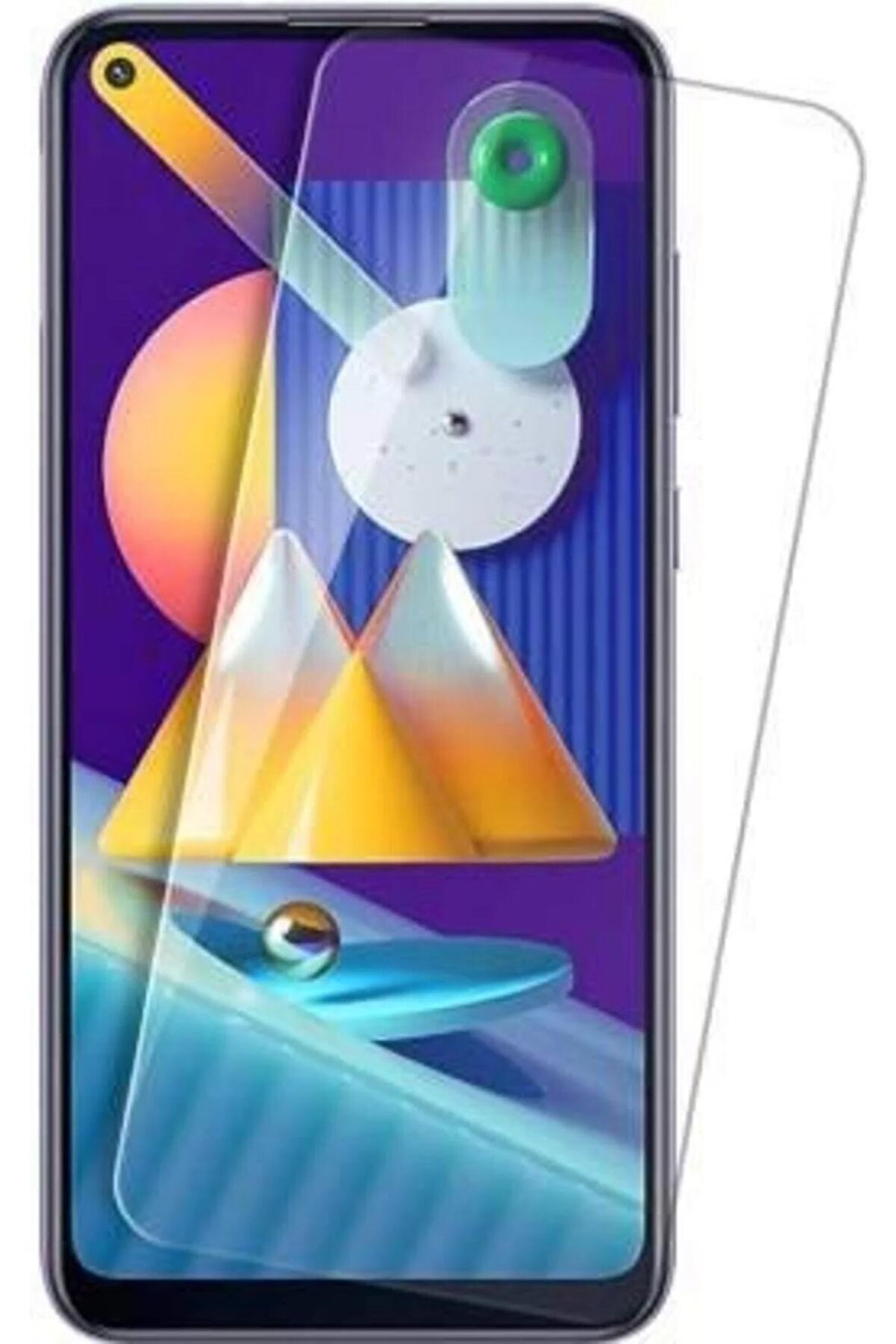 Samsung Galaxy M11 ile Uyumlu Ekran Koruyucu Şeffaf Temperli Kırılmaz Cam Ekran Koruyucu