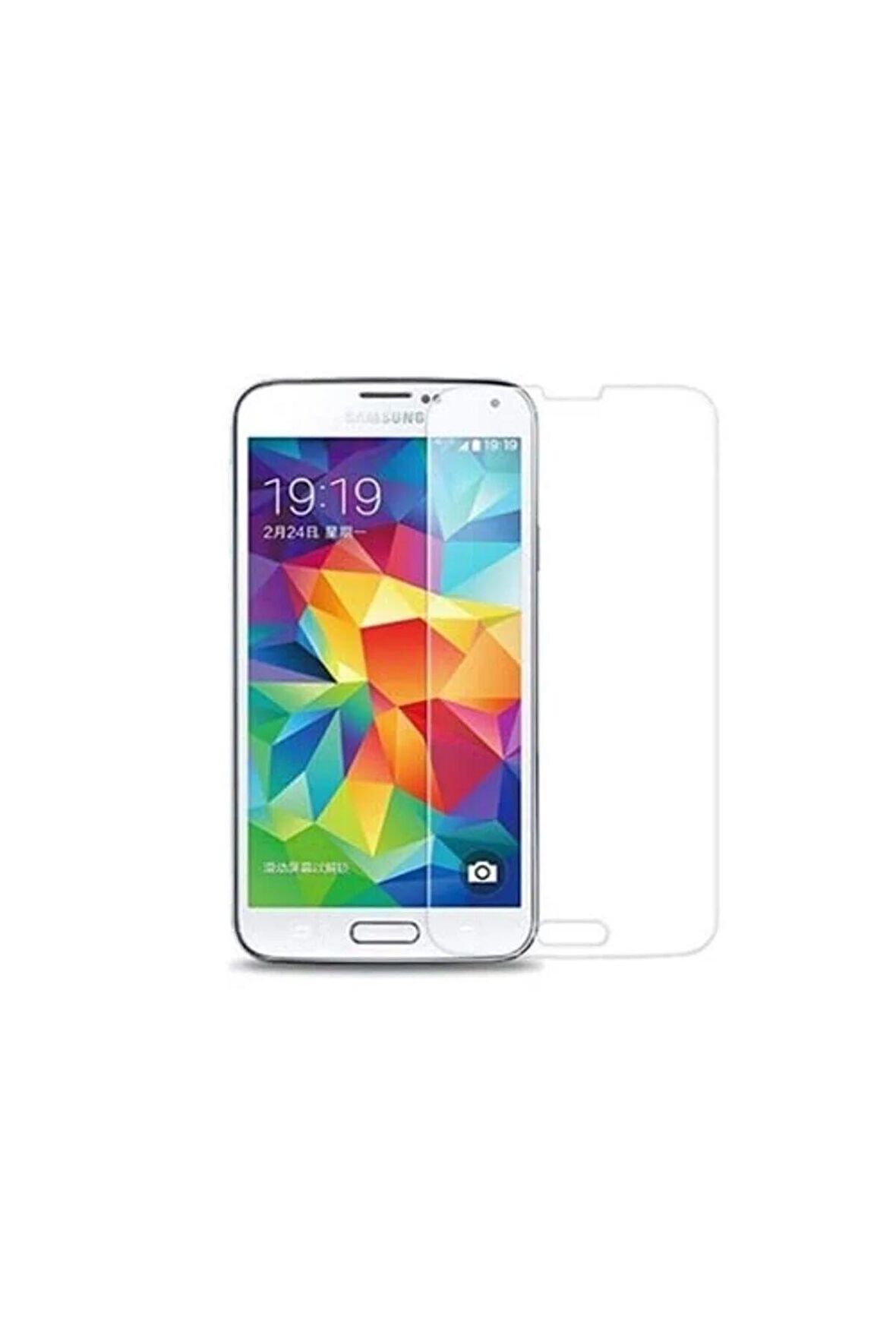 Samsung Galaxy S5 Mini ile Uyumlu Ekran Koruyucu Şeffaf Temperli Kırılmaz Cam Ekran Koruyucu