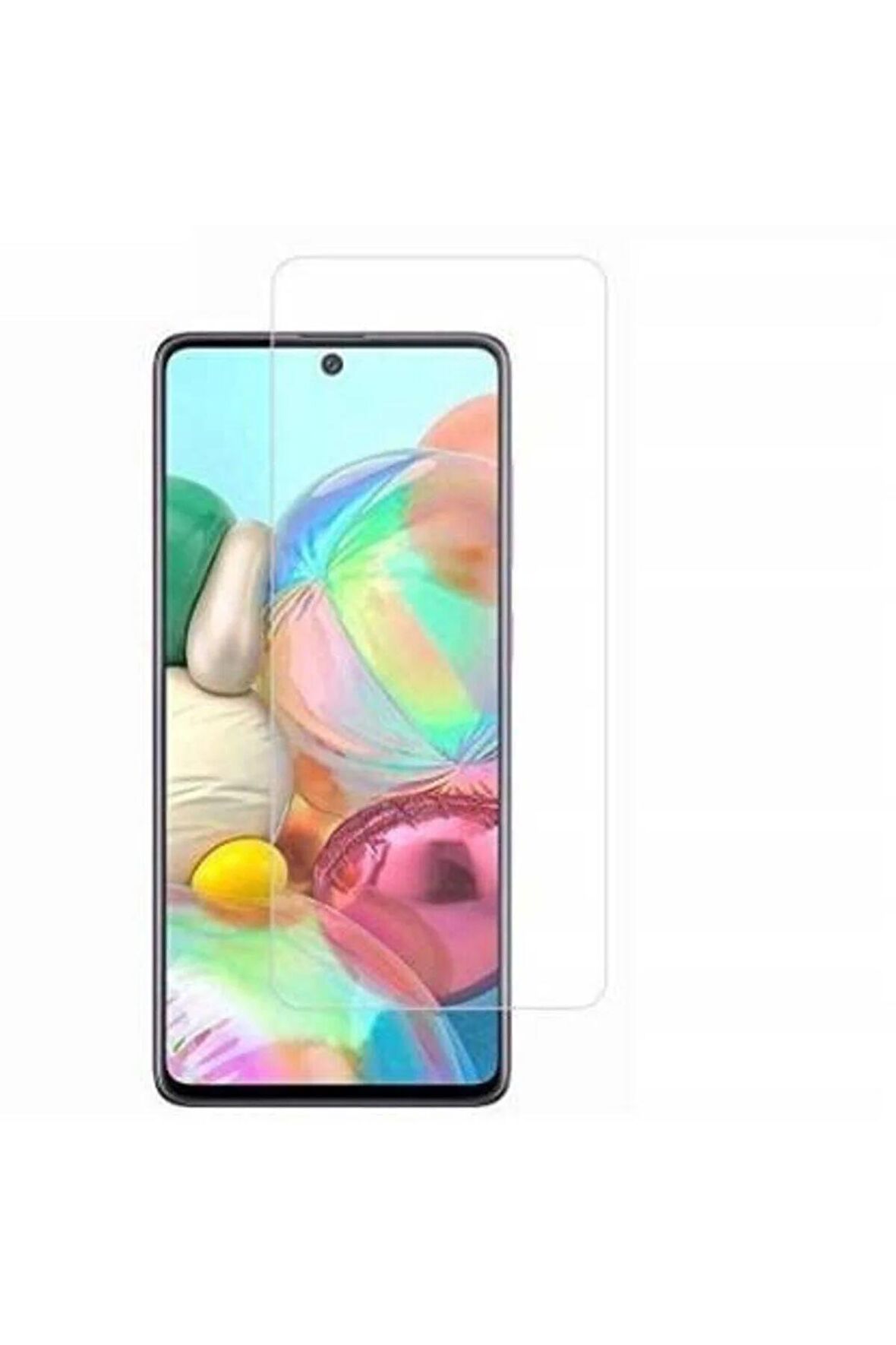 Samsung Galaxy A71 ile Uyumlu Ekran Koruyucu Şeffaf Temperli Kırılmaz Cam Ekran Koruyucu