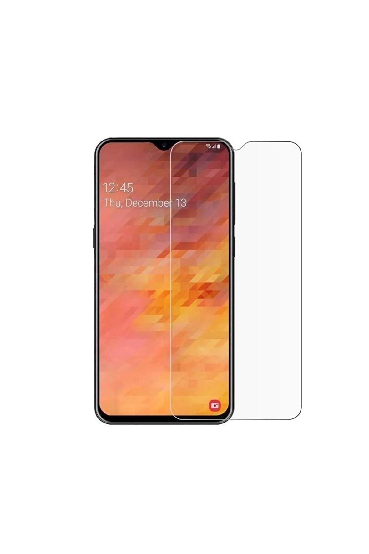 Samsung Galaxy M10 ile Uyumlu Ekran Koruyucu Şeffaf Temperli Kırılmaz Cam Ekran Koruyucu