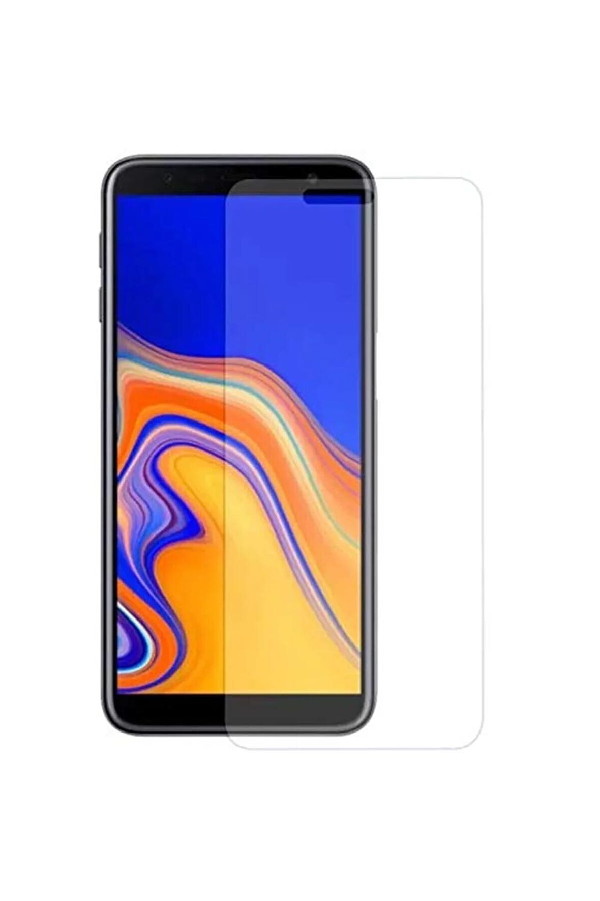 Samsung Galaxy J4 Plus ile Uyumlu Ekran Koruyucu Şeffaf Temperli Kırılmaz Cam Ekran Koruyucu