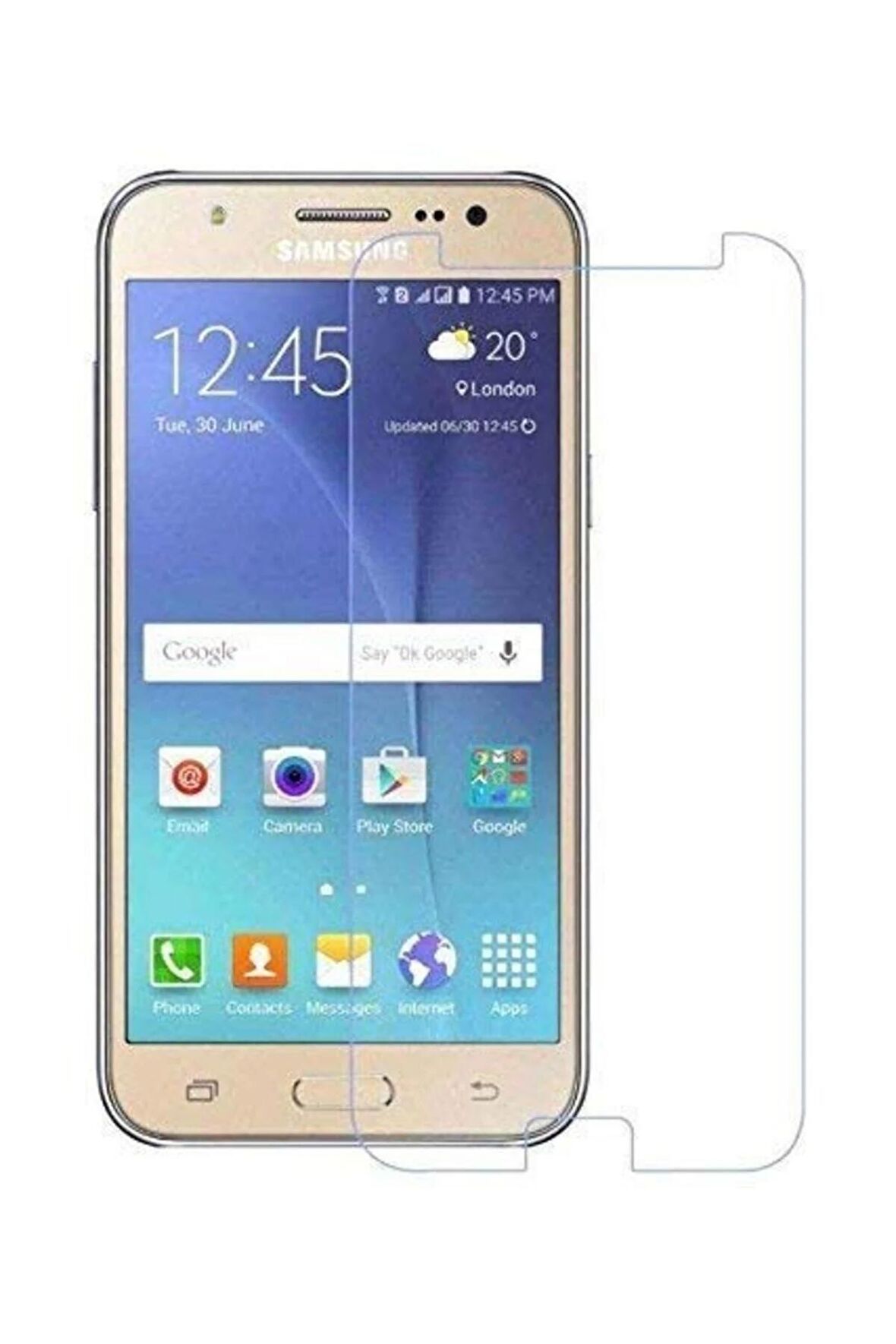 Samsung Galaxy J2 ile Uyumlu Ekran Koruyucu Şeffaf Temperli Kırılmaz Cam Ekran Koruyucu