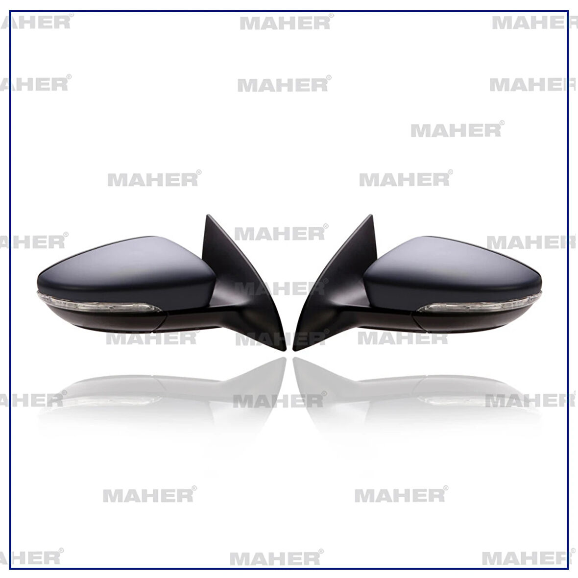 AYNA DIŞ DİKİZ PASSAT CC 2009-2017 ELEKTRİKLİ, ISITMALI, ASTARLI, KATLANIR, YAN-ALT LAMBALI SAĞ 3C8857508BF9B9