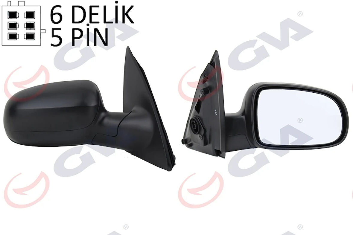 DIŞ DİKİZ AYNASI SAĞ CORSA C 2001 ELEKTRİKLİ ISITMALI KONVEKS 5 FİŞ VM-200EHR 1428308