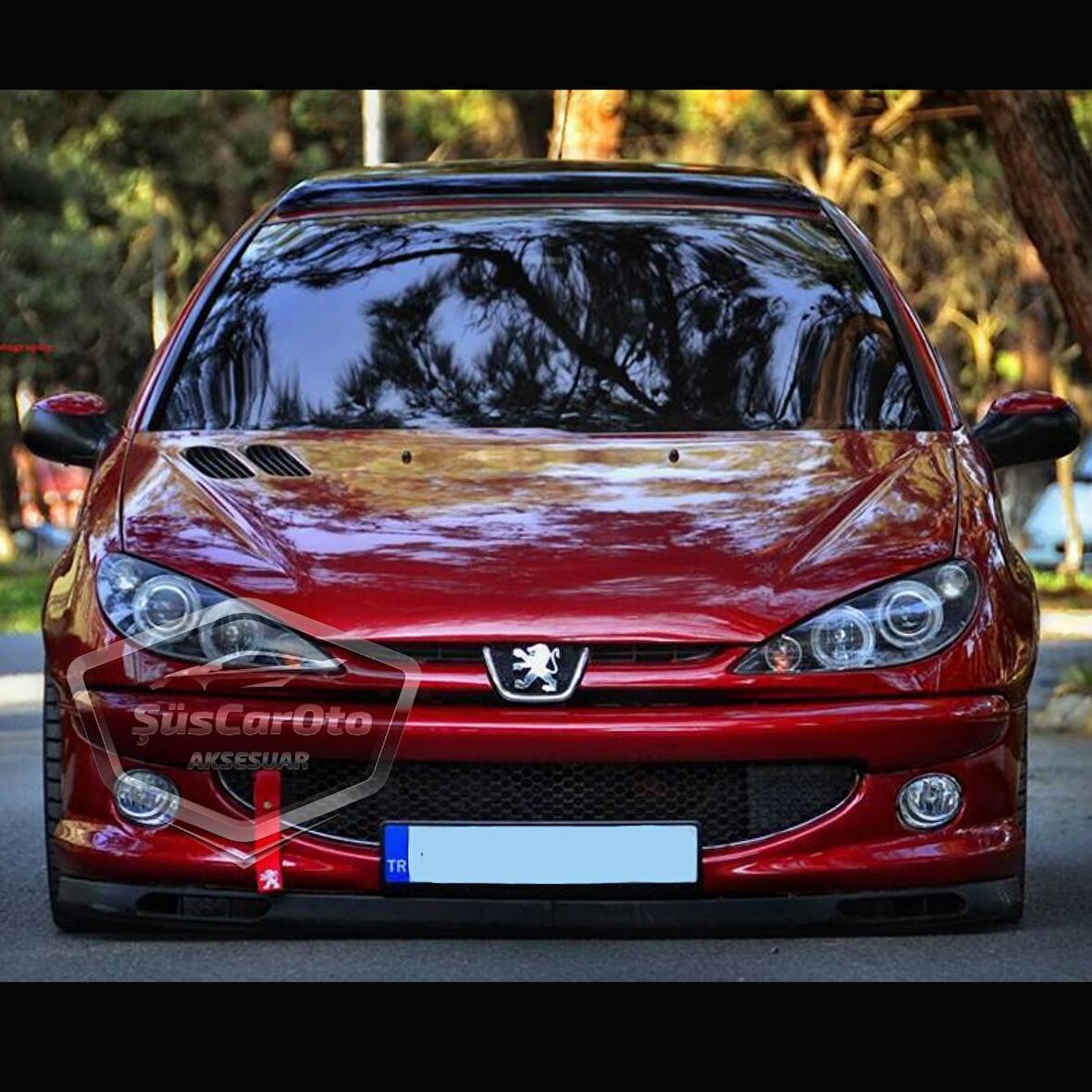 Peugeot 206 206+ 1998-2012 Uyumlu Üniversal Laguna Lip Esnek Ön Lip 2 Parça Tampon Altı Dil Karlık Ön Ek