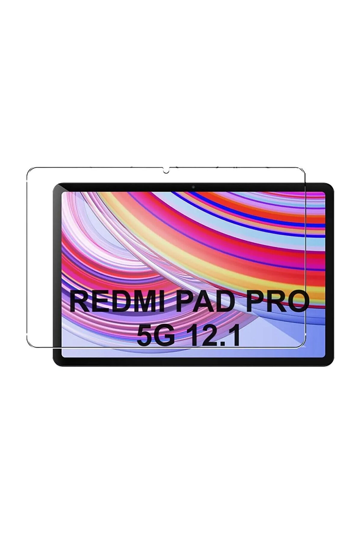 Xiaomi Redmi Pad Pro 12.1 inç ile Uyumlu Tam Koruma Nano Esnek Tablet Kırılmaz Ekran Koruyucu