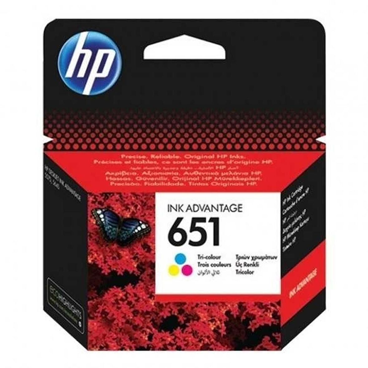 HPZR Hp 651 C2P11A Renkli Orjinal Kartuş